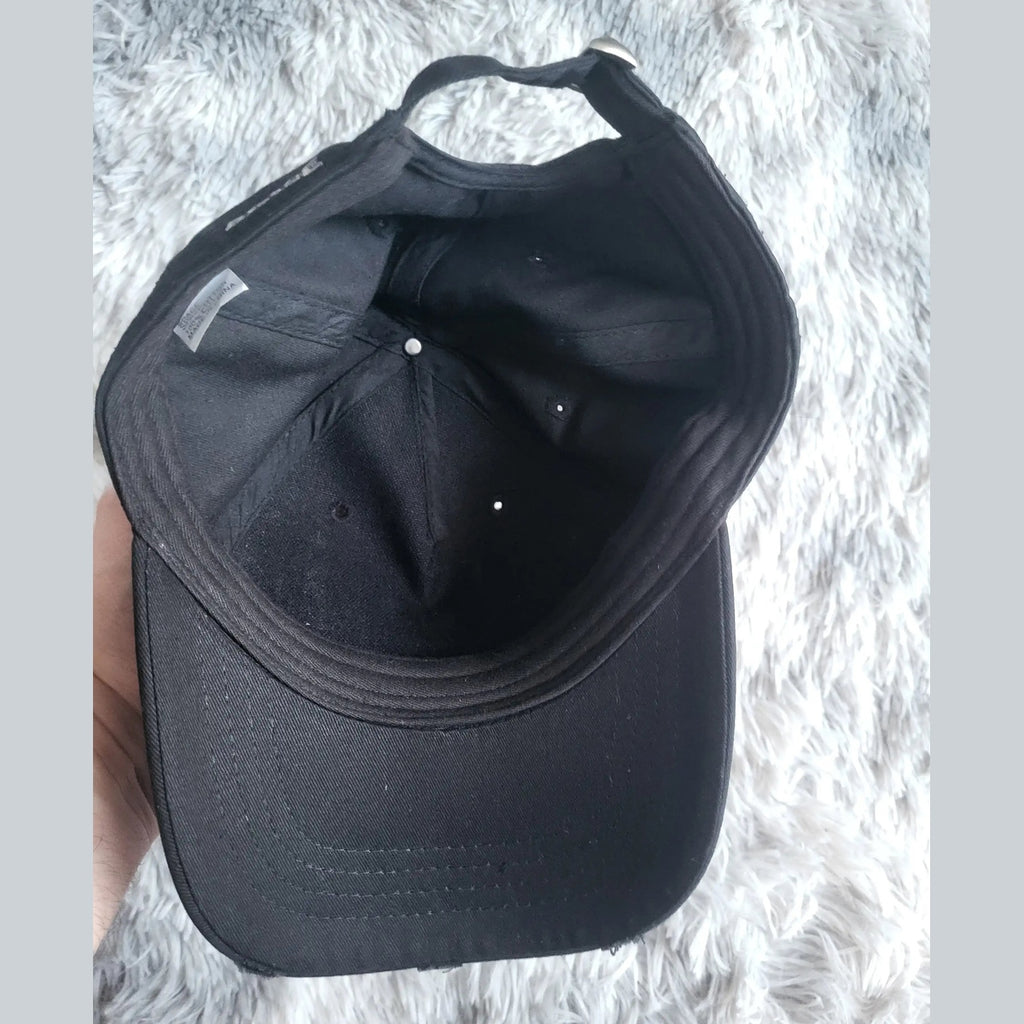 Casquette noire Patagonia, taille ajustable, Fripes Sélect