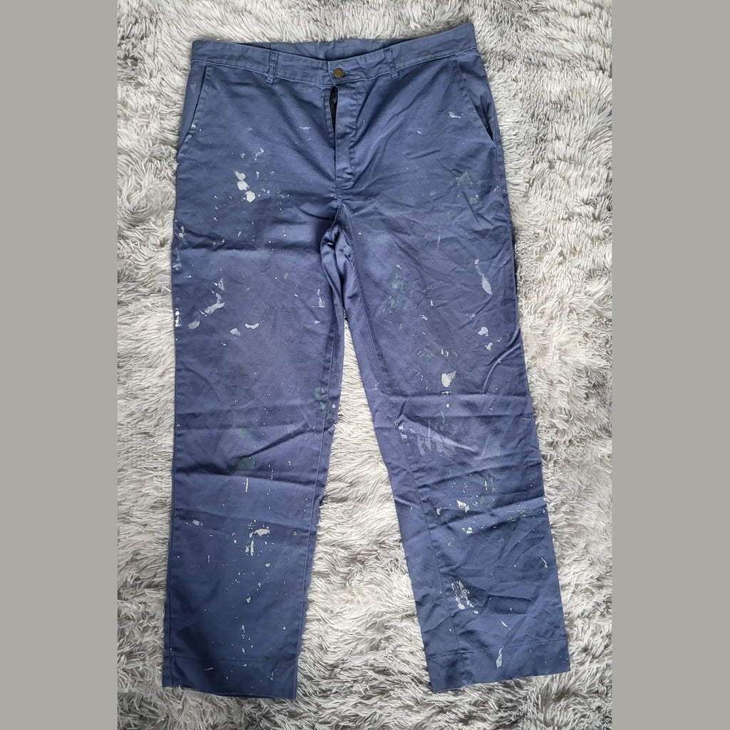Pantalon de Travail Professionnel GARY – Robuste – Taille L (50 NL-D) – Bleu de Travail – Workwear Patiné