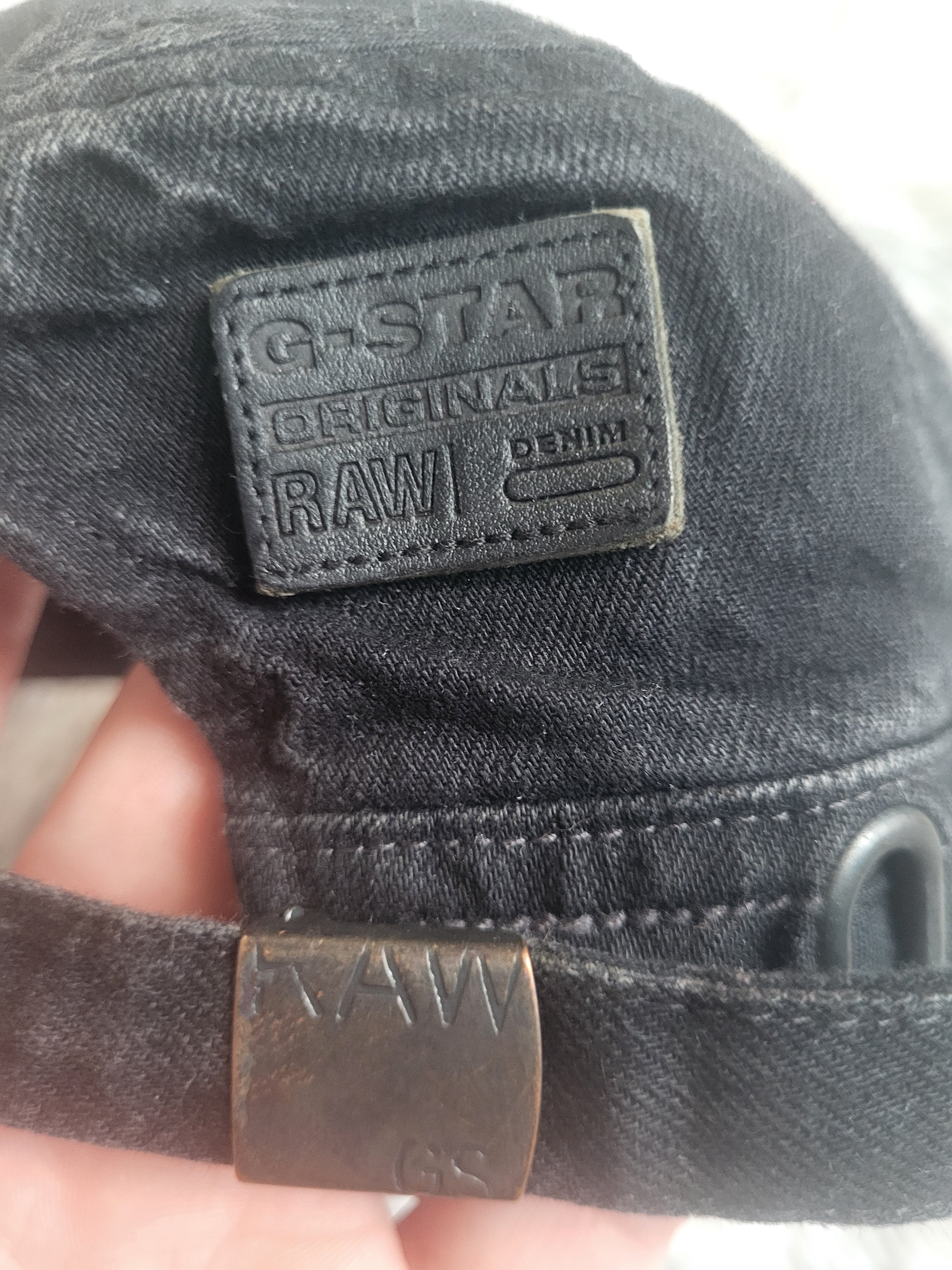 Casquette Militaire G-Star RAW GS 3301 Noir Army Cap Coton