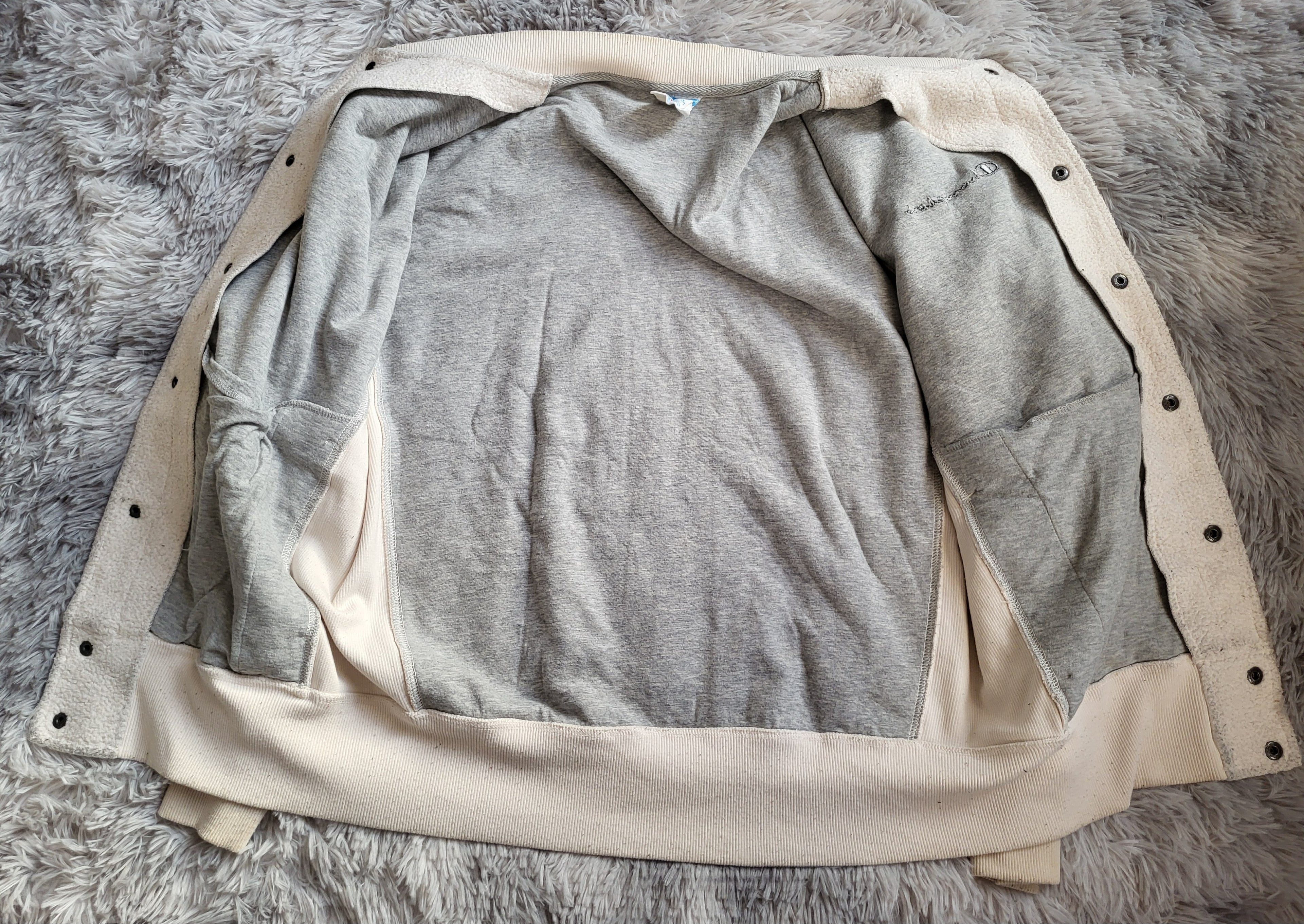 Bomber Champion Sherpa "Teddy Fleece" Beige - Taille M