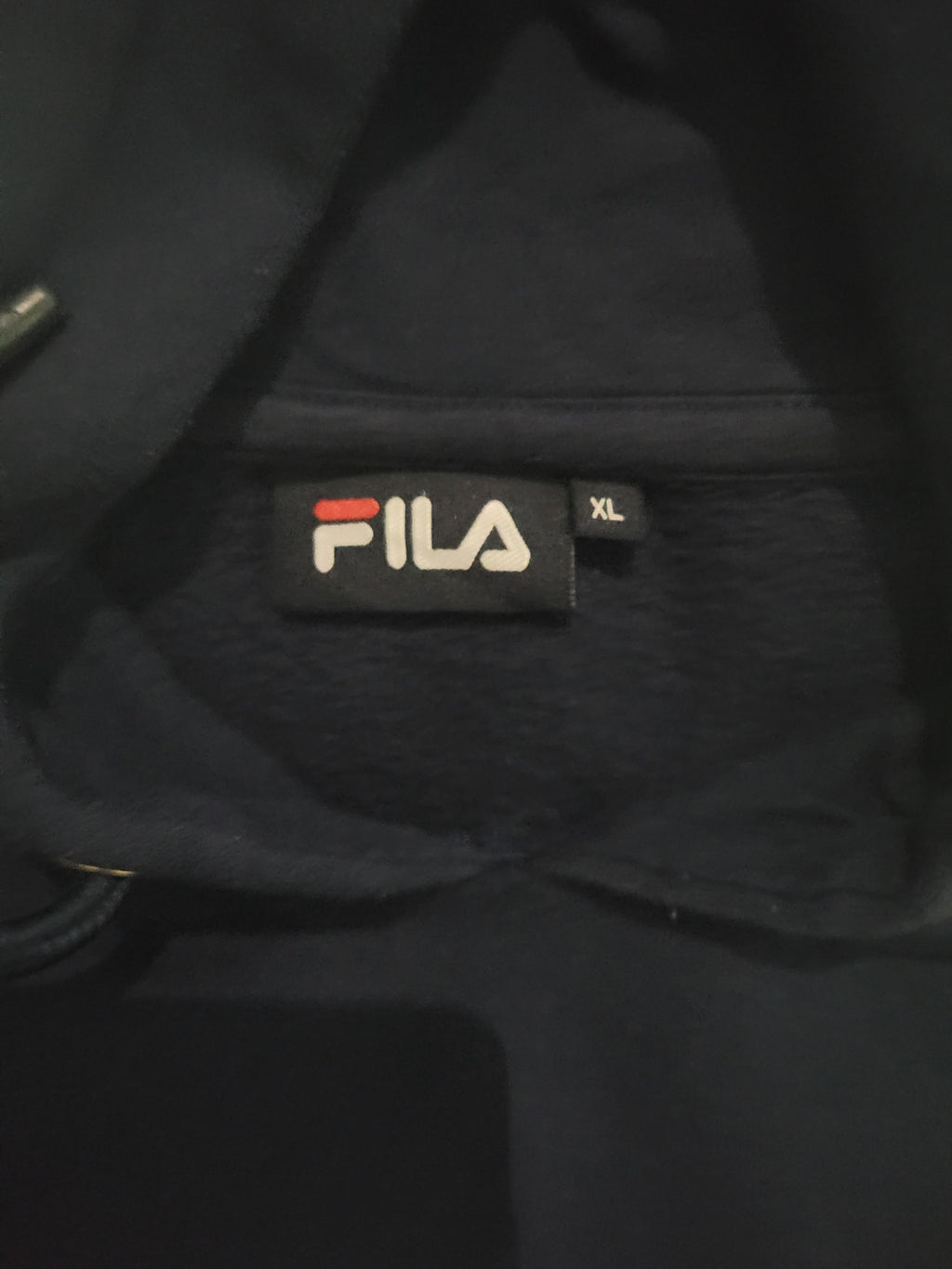 Sweat à capuche FILA Sportswear Bleu - Taille XL