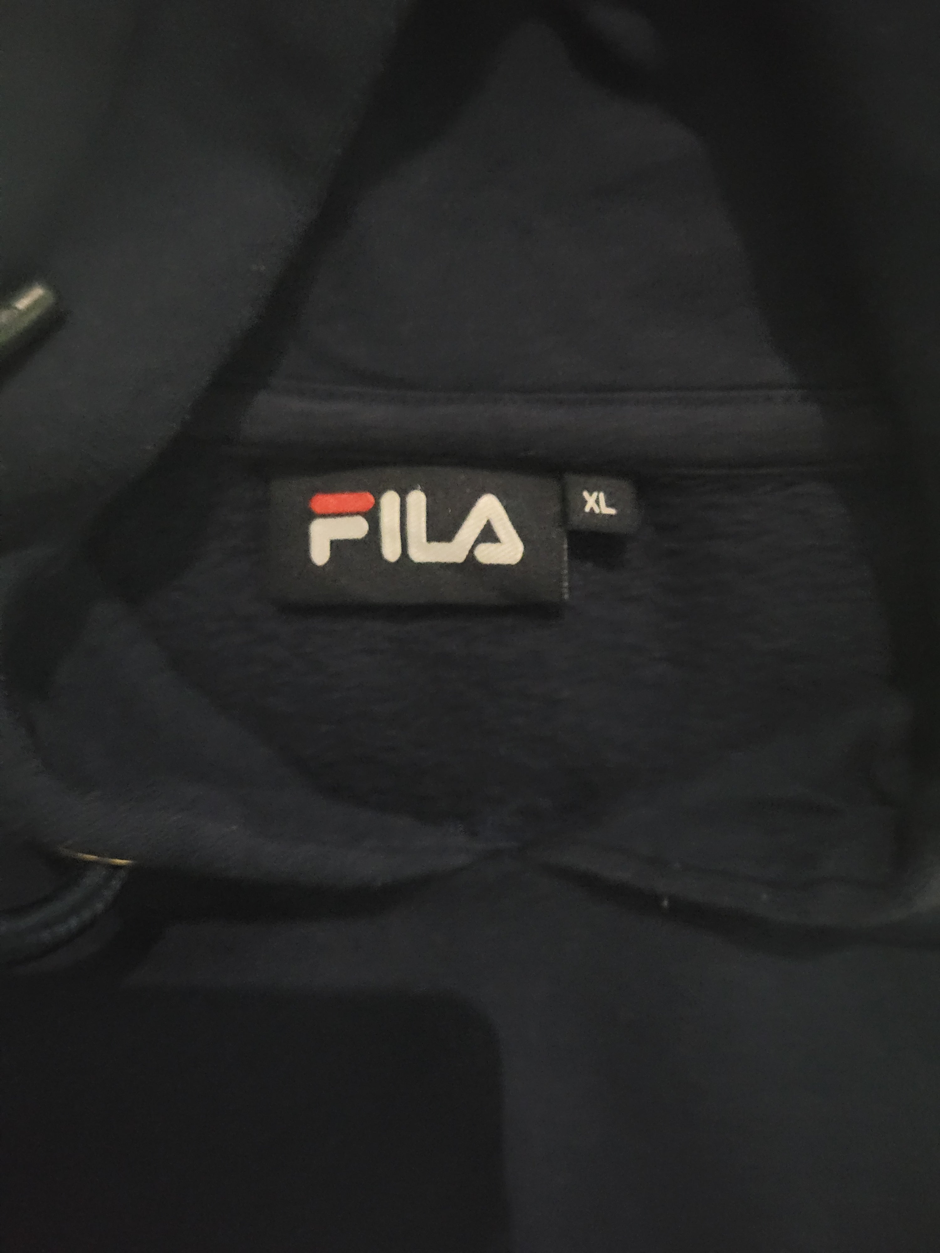 Sweat à capuche FILA Sportswear Bleu - Taille XL