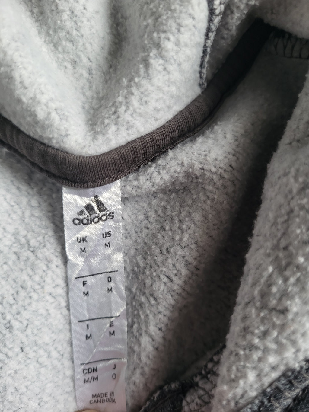 Sweat à capuche Adidas Core 18 – Gris Anthracite – Taille M