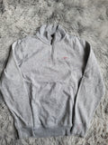 Sweat col zippé Lee Cooper Originals – Gris chiné – Taille M