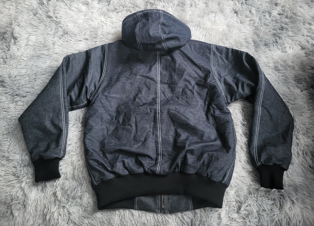 Veste Carhartt Active Denim Bleu Foncé - Made in USA - Vintage - Taille M -  État impéccable !