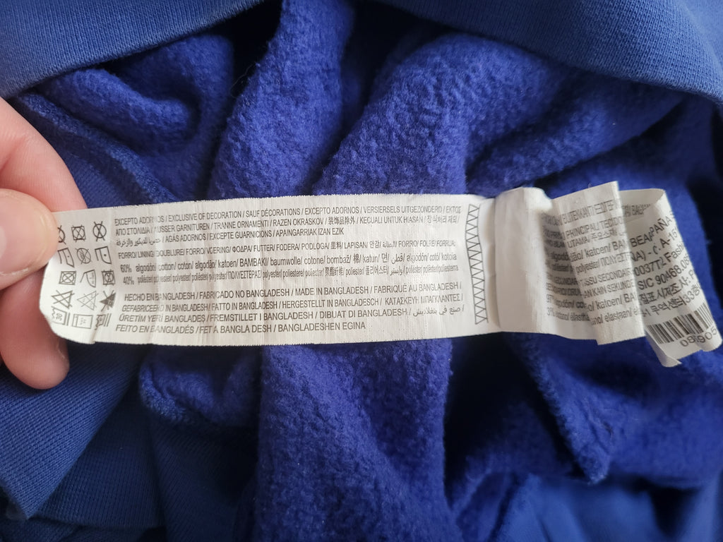 Sweat à capuche Pull & Bear "Royal Rooster" STWD - Bleu Roi - Taille S
