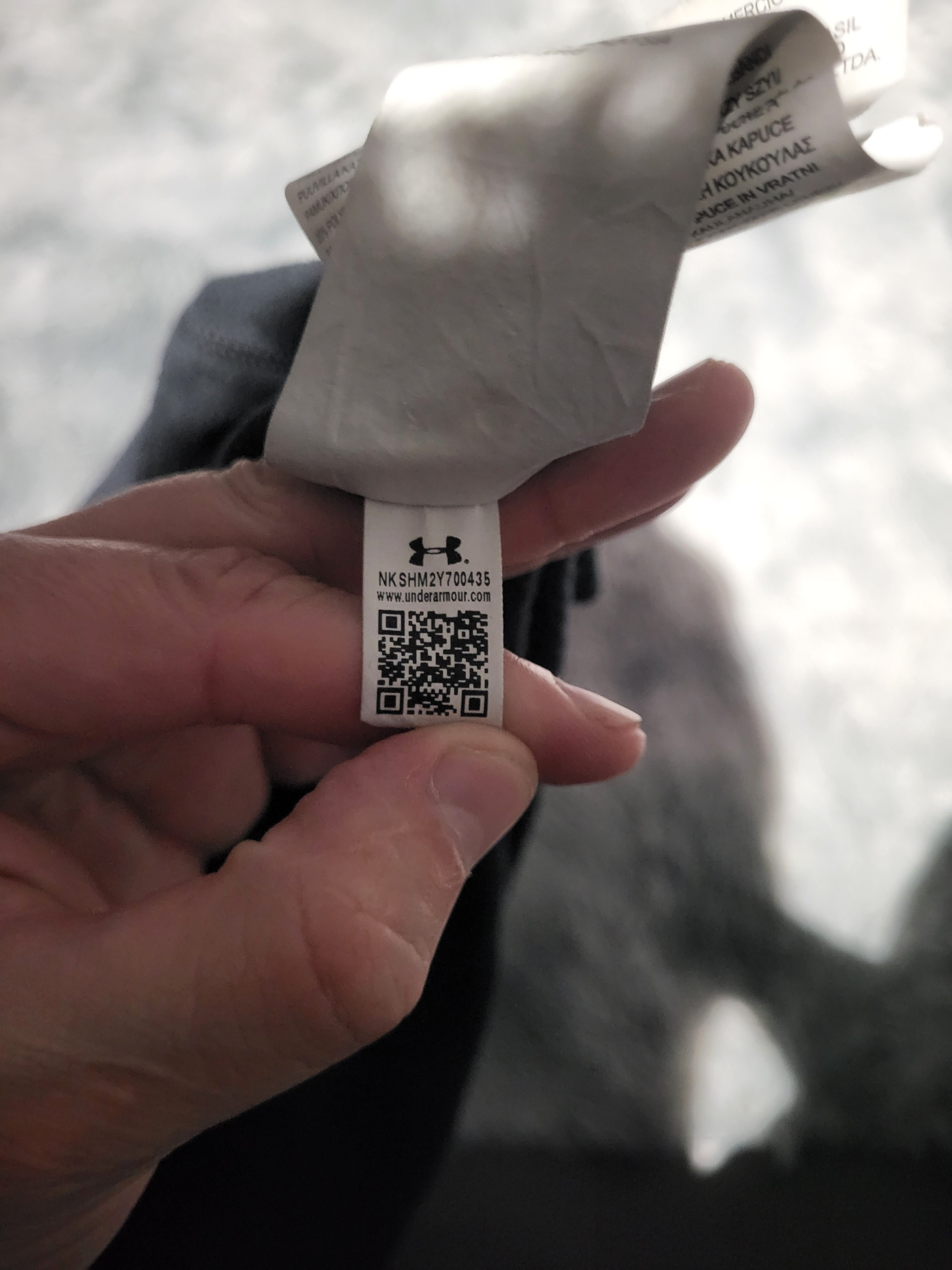 Sweat à capuche Under Armour ColdGear - Gris Anthracite - XL