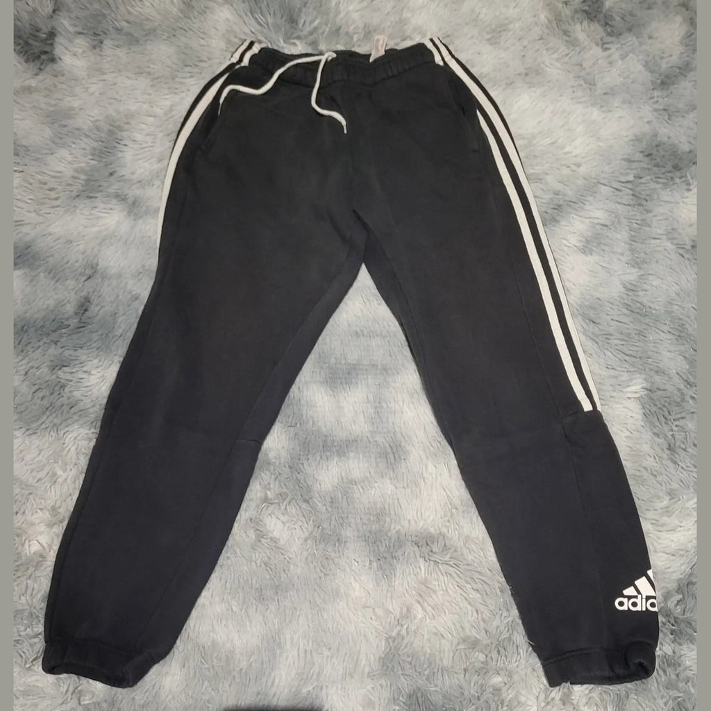Pantalon de Training Adidas Essentials 3-Stripes – Noir & Blanc – Taille S – Unisexe