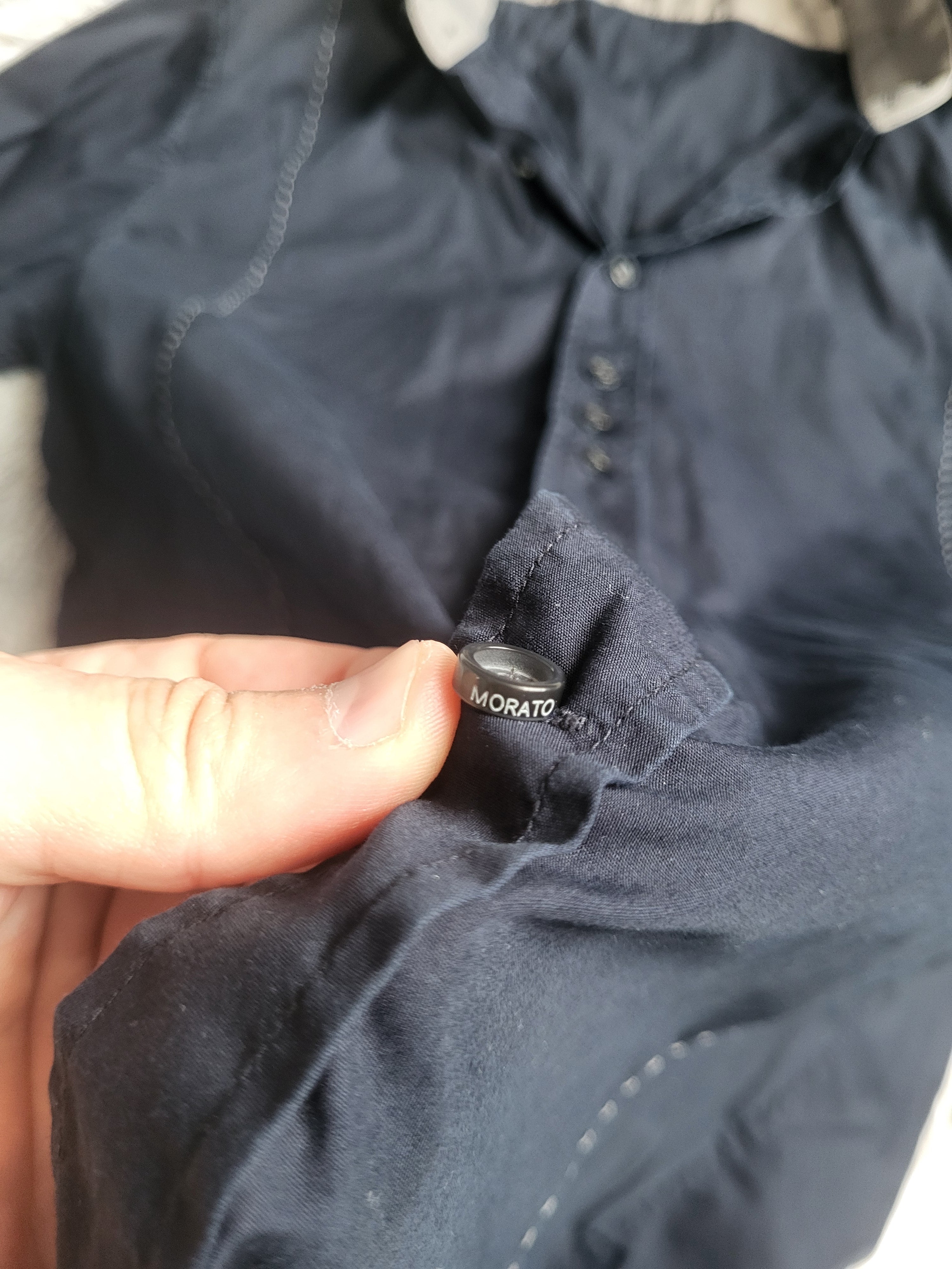 Chemise Antony Morato Napoli Navy - Slim Fit Stretch - Taille 52 (L) - Design Italien Chic