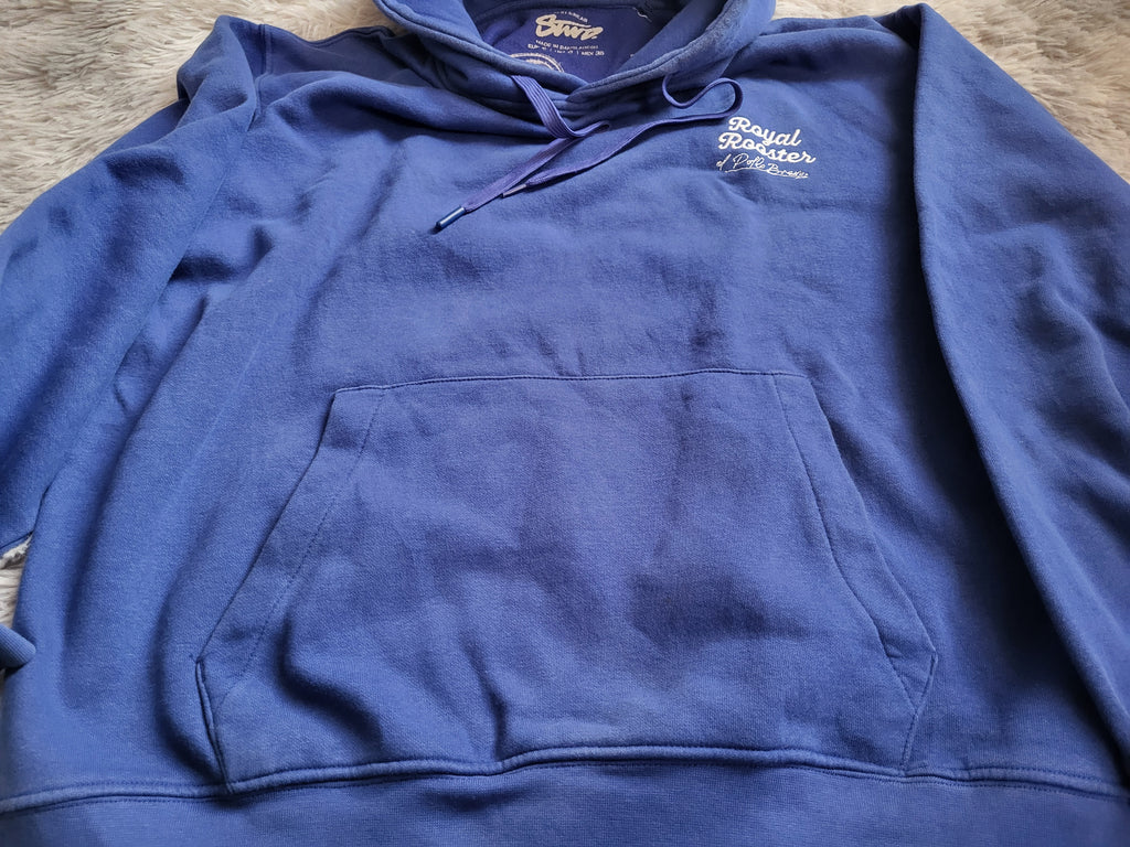 Sweat à capuche Pull & Bear "Royal Rooster" STWD - Bleu Roi - Taille S