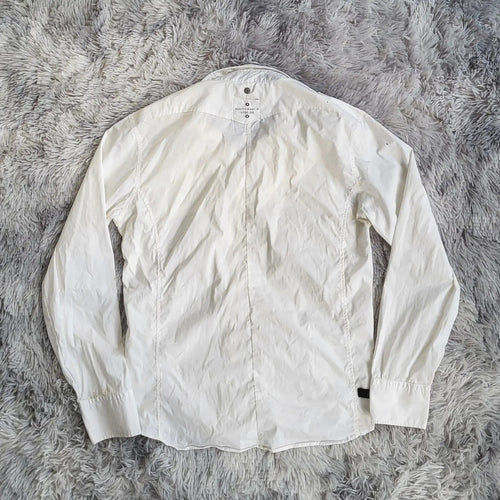 Chemise G-Star RAW Landoh Slim Blanche - Taille XL - Style Utilitaire Tacoma - Coton Premium