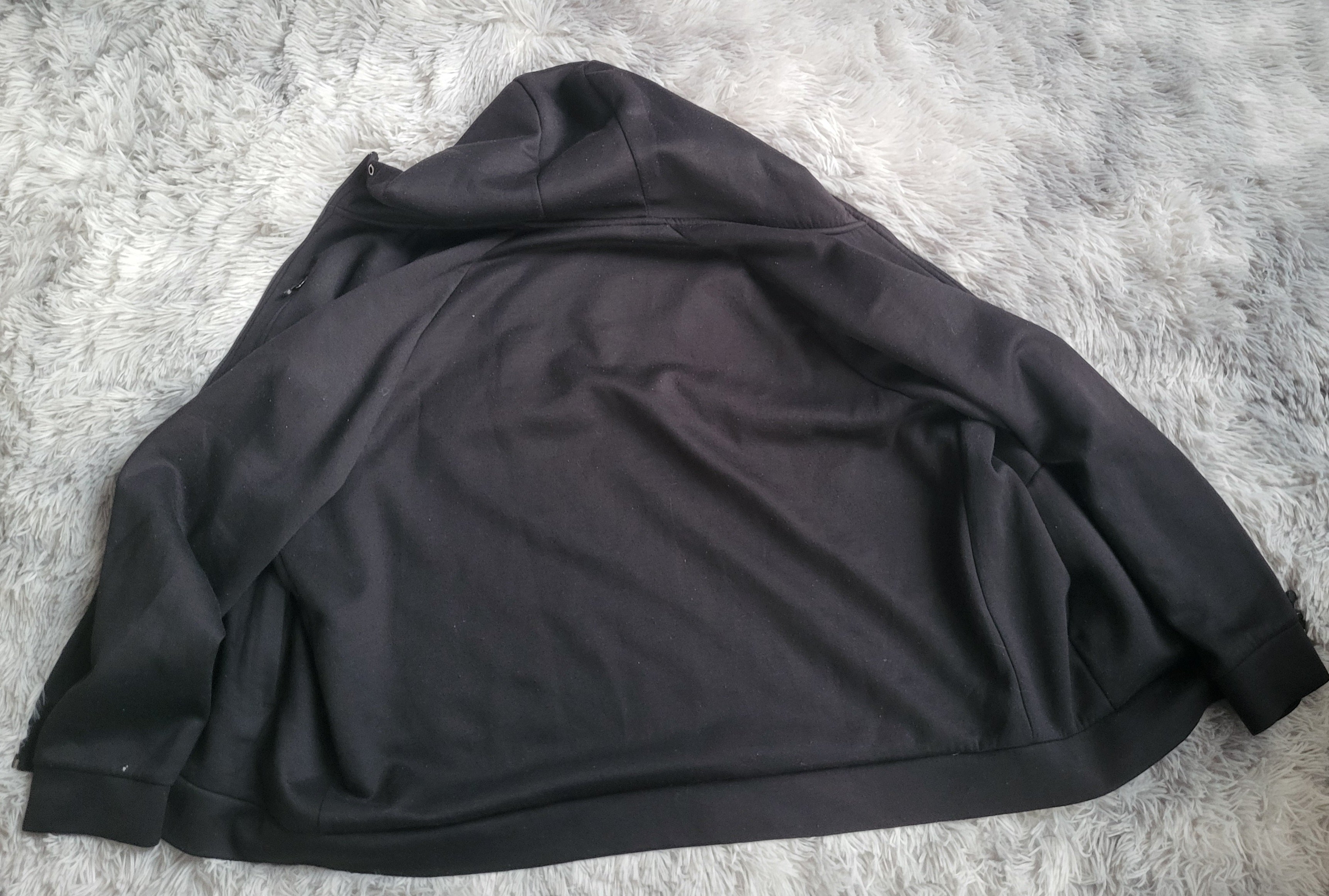 Veste à capuche zippée 32 Degrees Heat – Doublure Sherpa – Taille XXL – Noir