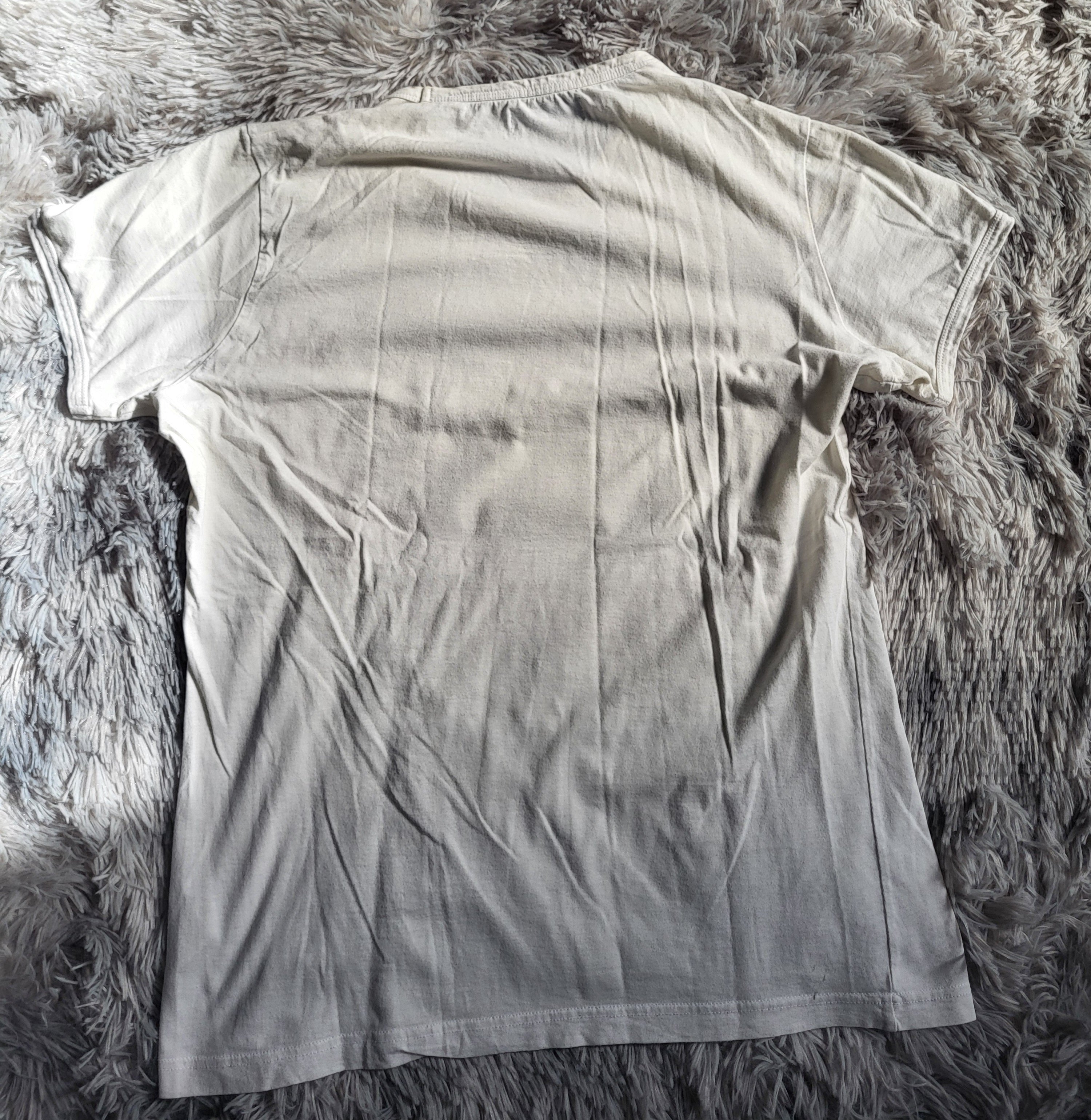 T-shirt Bill Tornade Paris – Graphique Typo – Taille L – Blanc Cassé