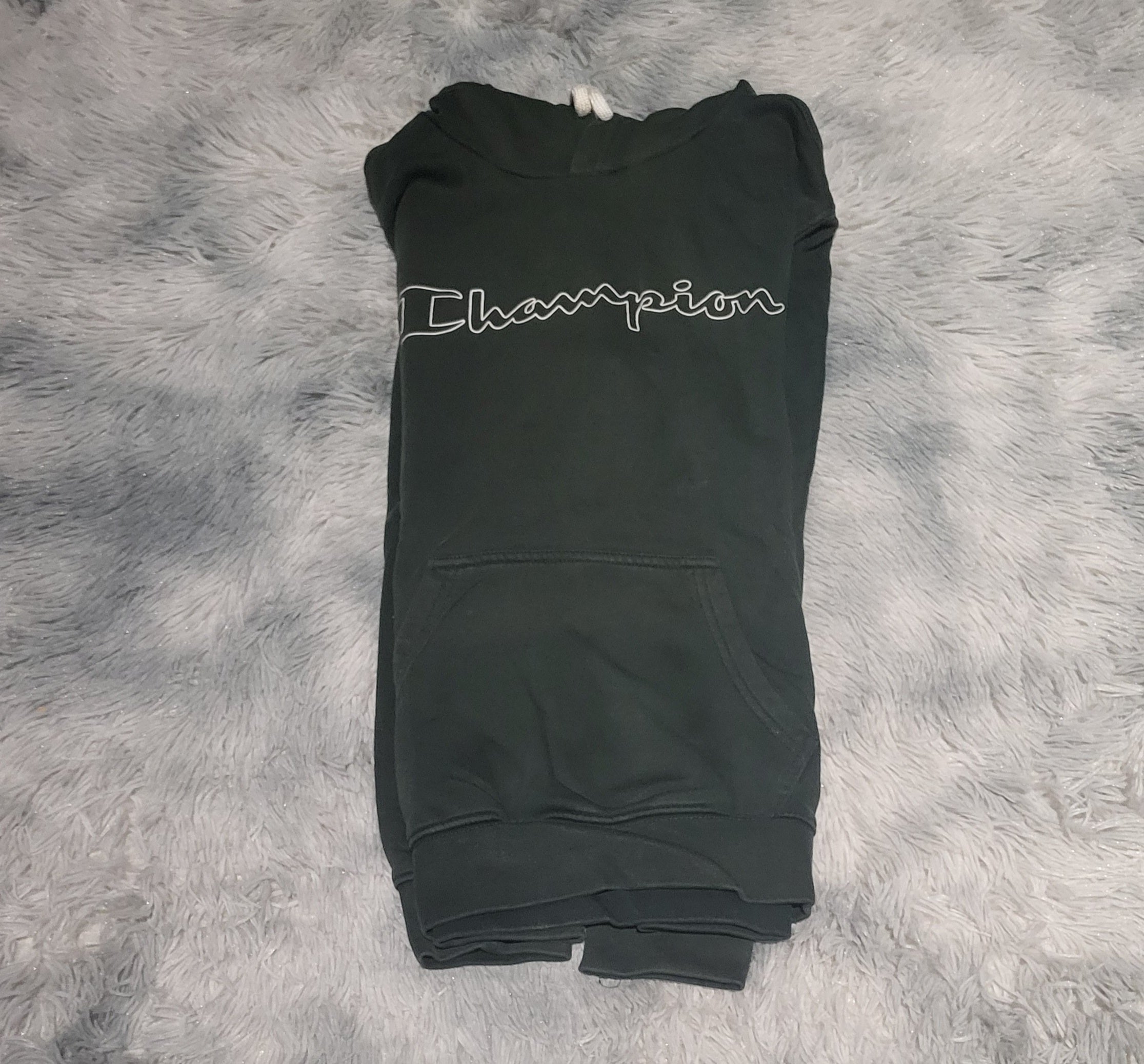 Sweat à capuche Champion noir – Taille S