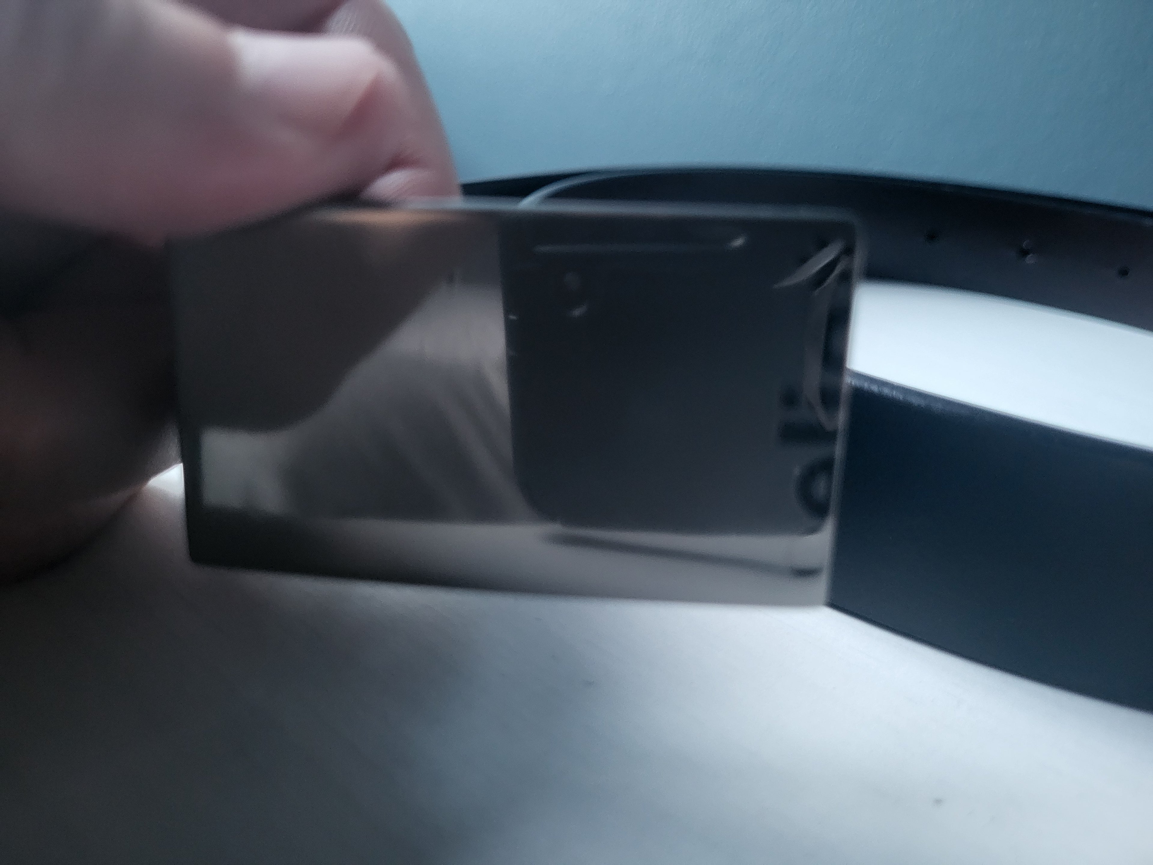 Ceinture Réversible Celio Business – Cuir Noir/Marron – Taille XL – Très Bon État