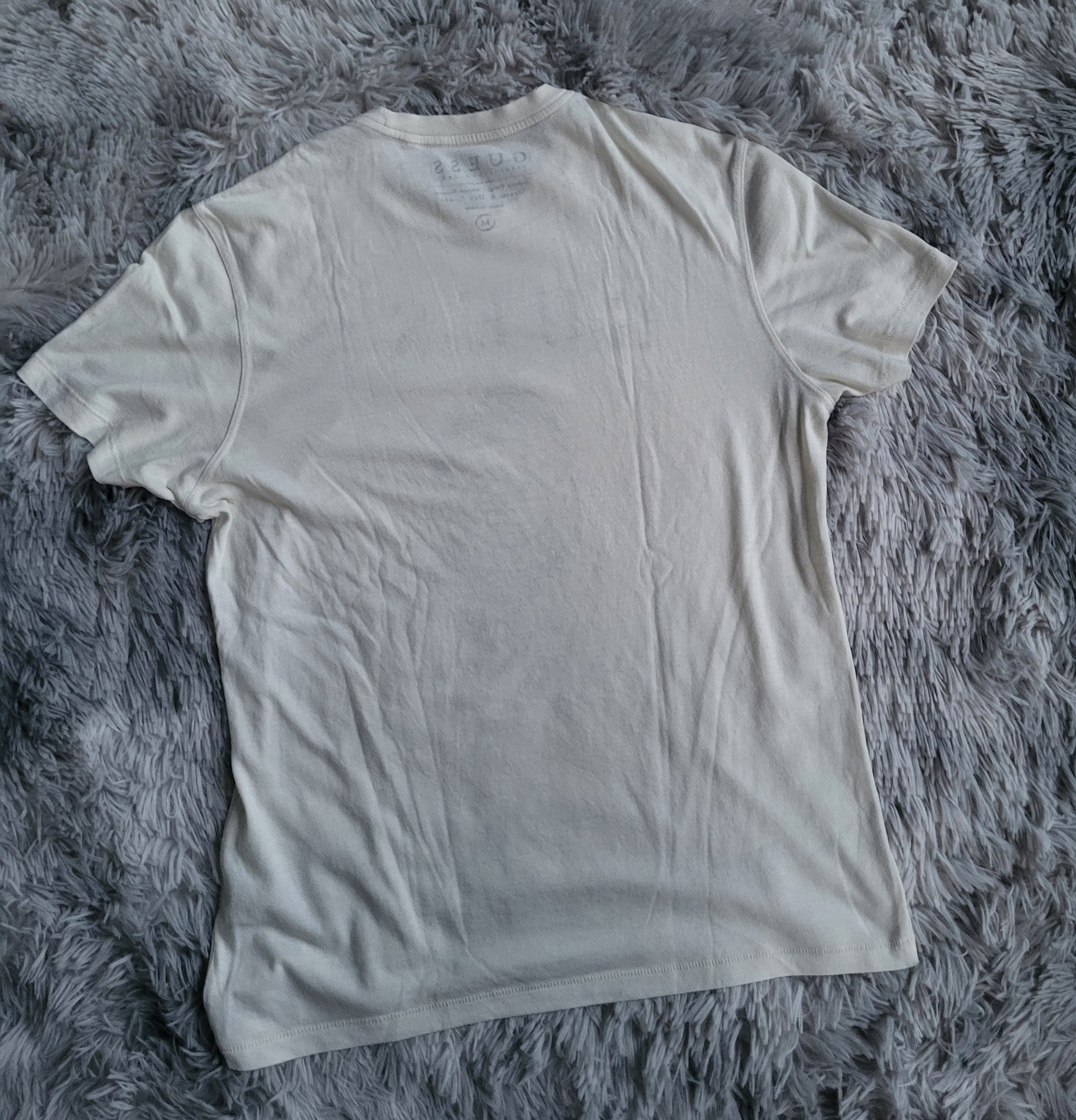 T-shirt GUESS Vintage California "La Calavera" - Beige Clair - Taille M - État Nickel