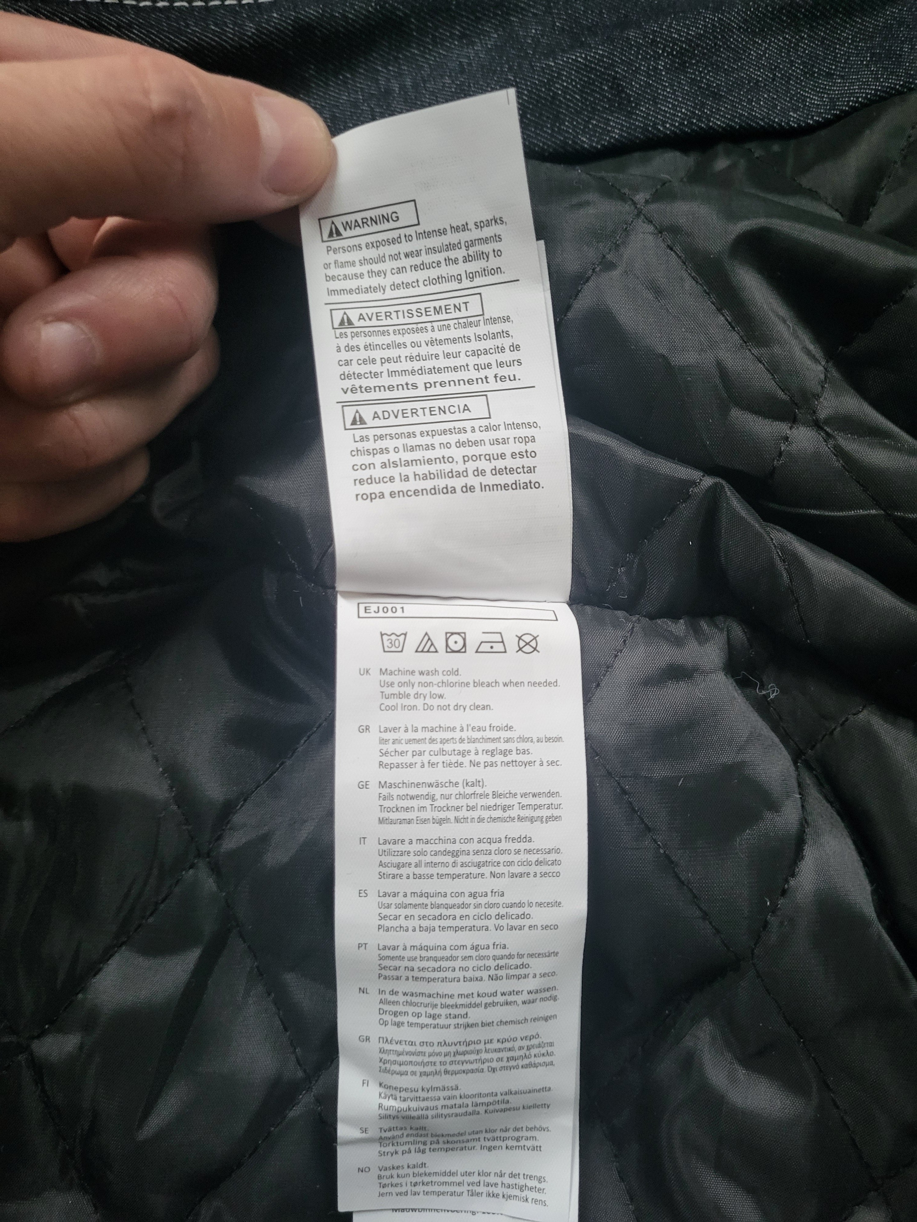 Veste Carhartt Active Denim Bleu Foncé - Made in USA - Vintage - Taille M -  État impéccable !