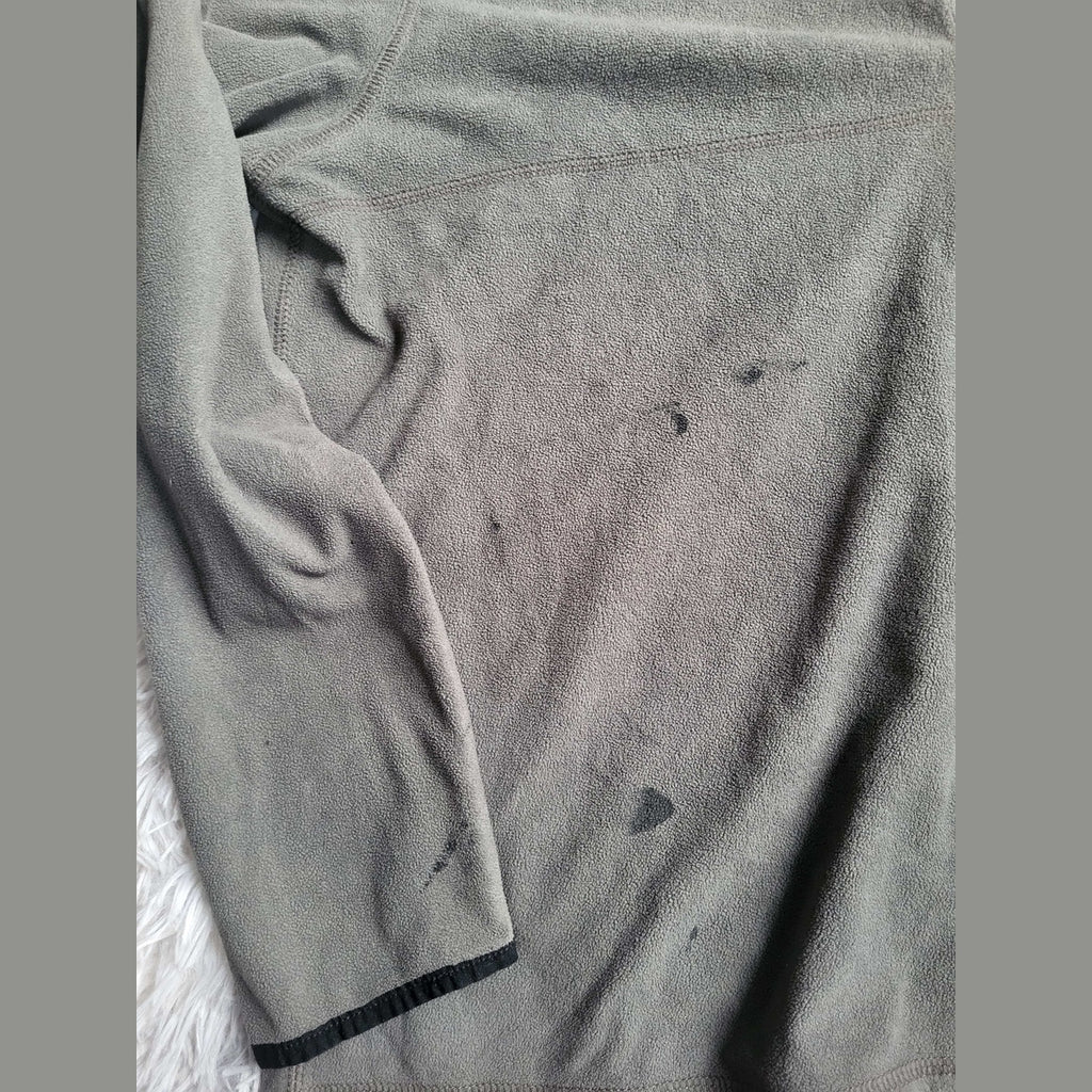 Pull polaire gris, marque non visible, taille non indiquée, Fripes Sélect