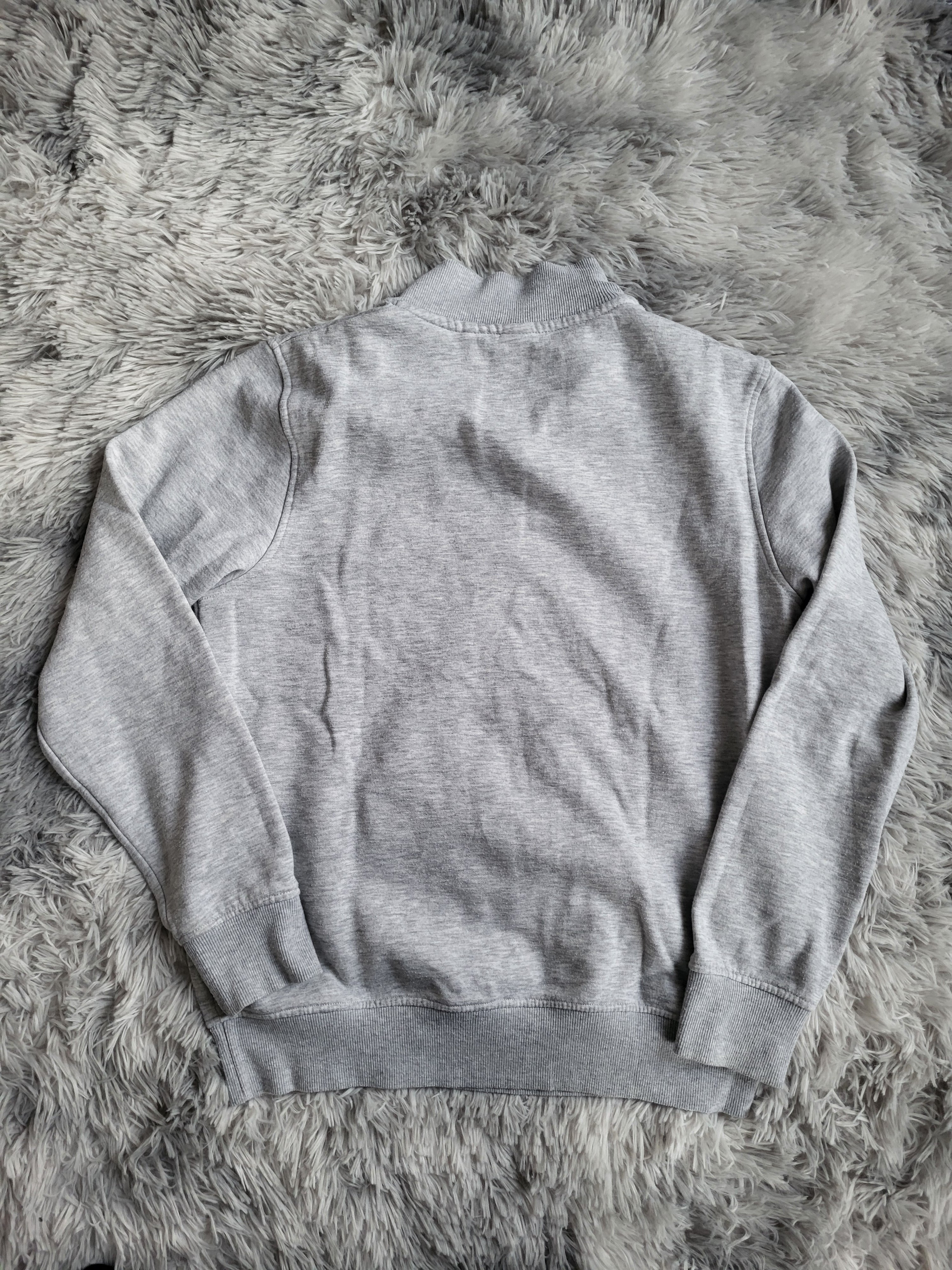 Sweat col zippé Lee Cooper Originals – Gris chiné – Taille M