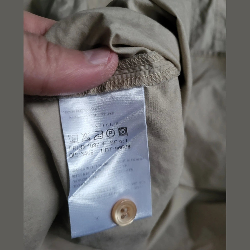 Pantalon beige Victor taille non lisible, étiquette visible, Fripes Sélect
