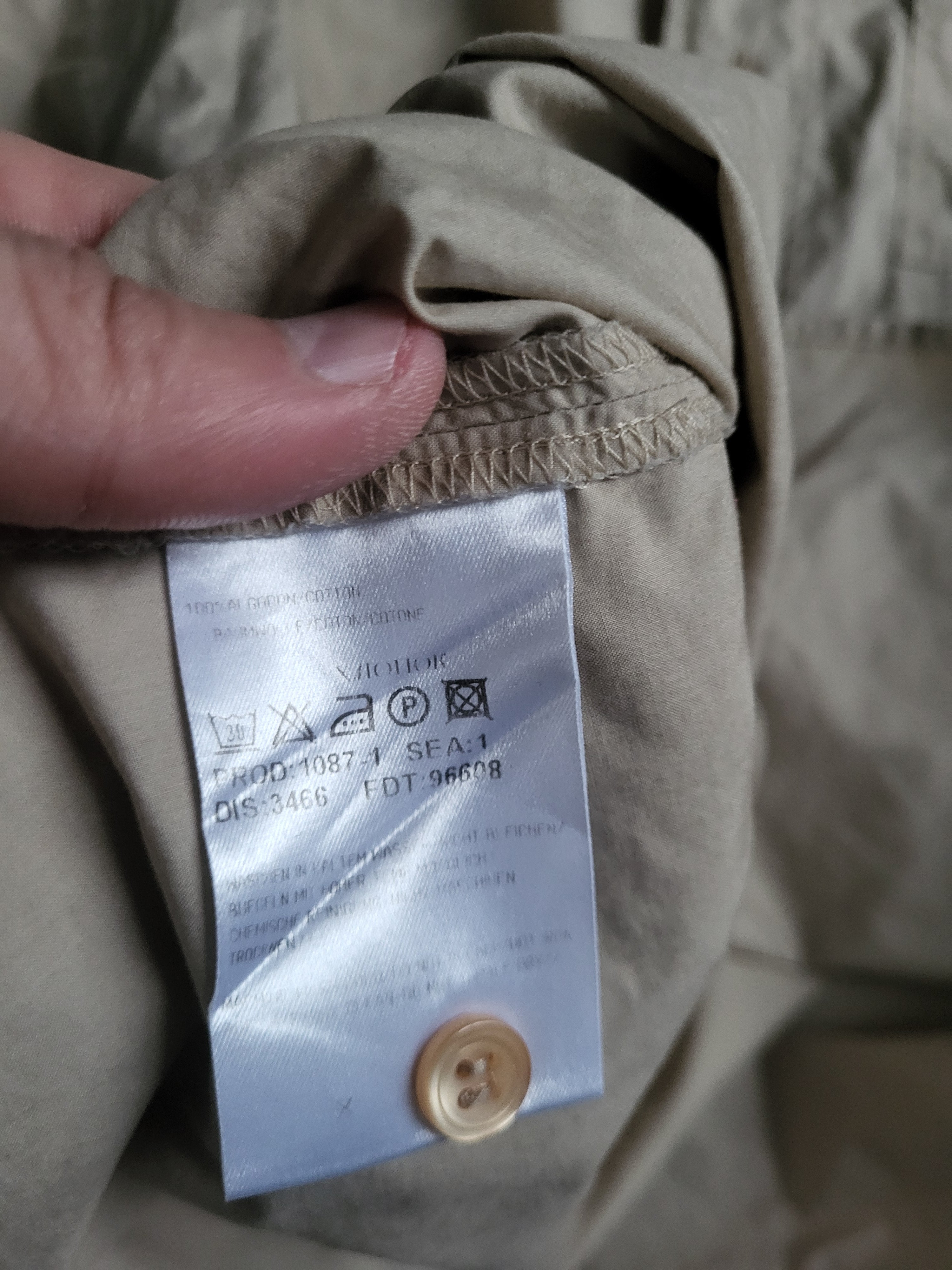 Chemise HUGO Hugo Boss Saharienne Beige - Taille L - Popeline de Coton Style Field