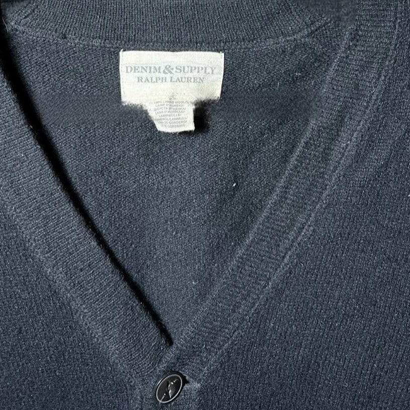 Cardigan noir Denim & Supply Ralph Lauren, taille M. Fripes Sélect