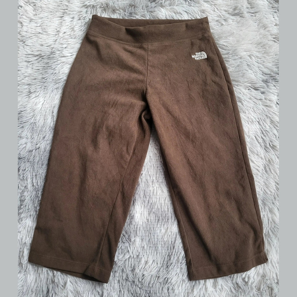 Pantalon Polaire The North Face Marron Mocha - Coupe Capri 3/4 - Taille XS