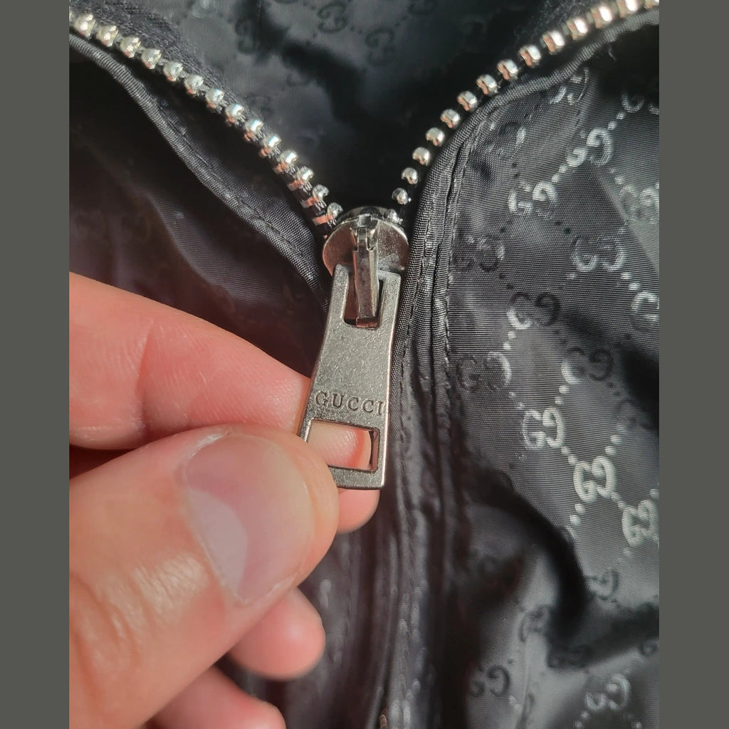 Blouson Bomber Gucci Jacquard Monogramme GG – Collection 2012 – Taille XXL – État Exceptionnel