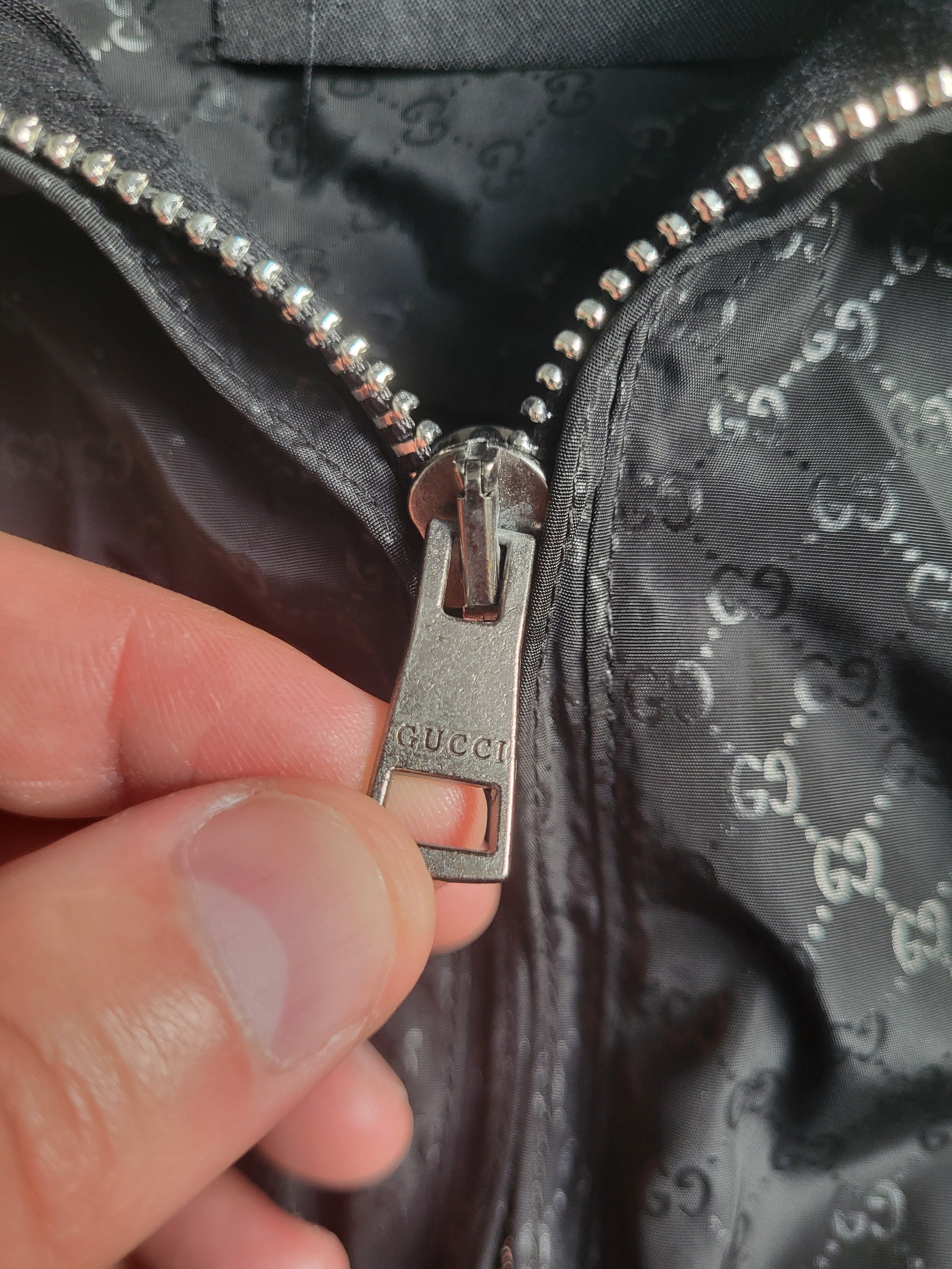 Blouson Bomber Gucci Jacquard Monogramme GG – Collection 2012 – Taille XXL – État Exceptionnel