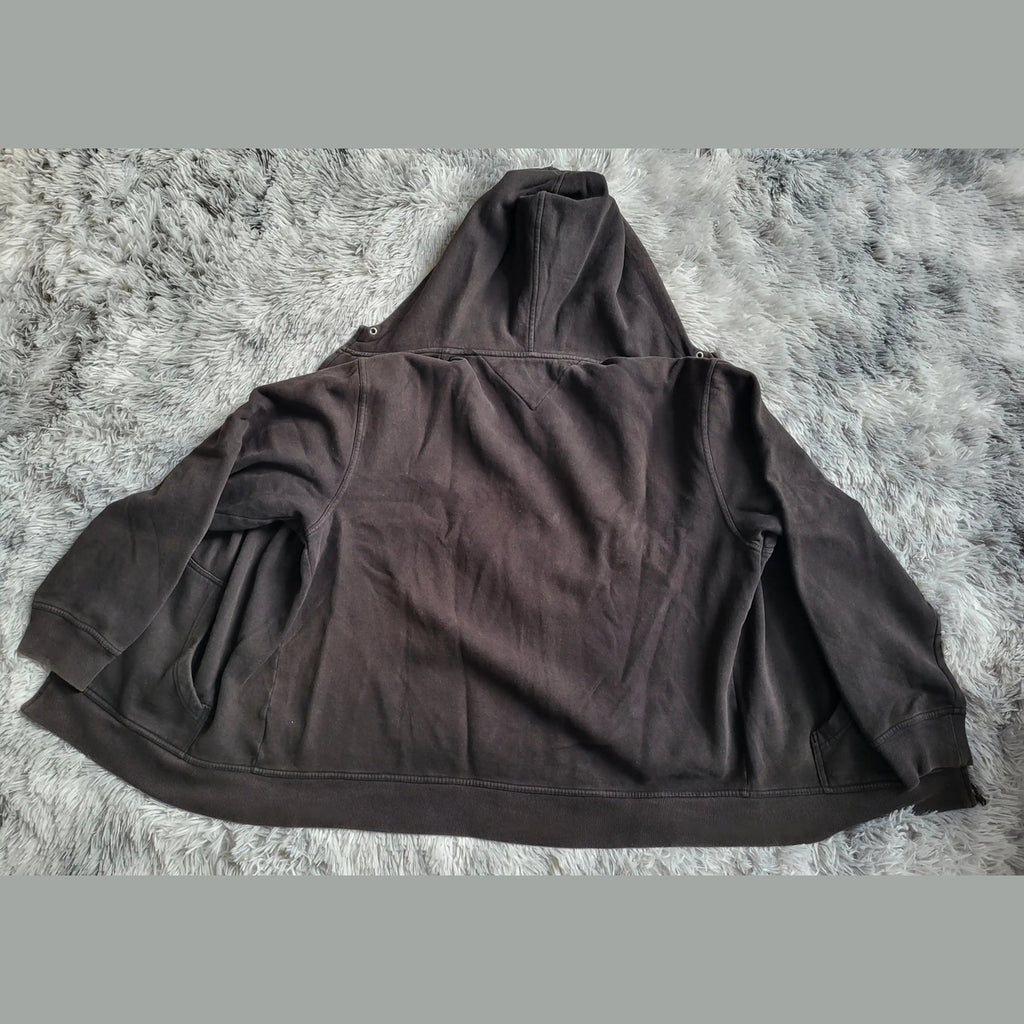 Sweat à capuche marron, marque et taille non visibles, Fripes Sélect