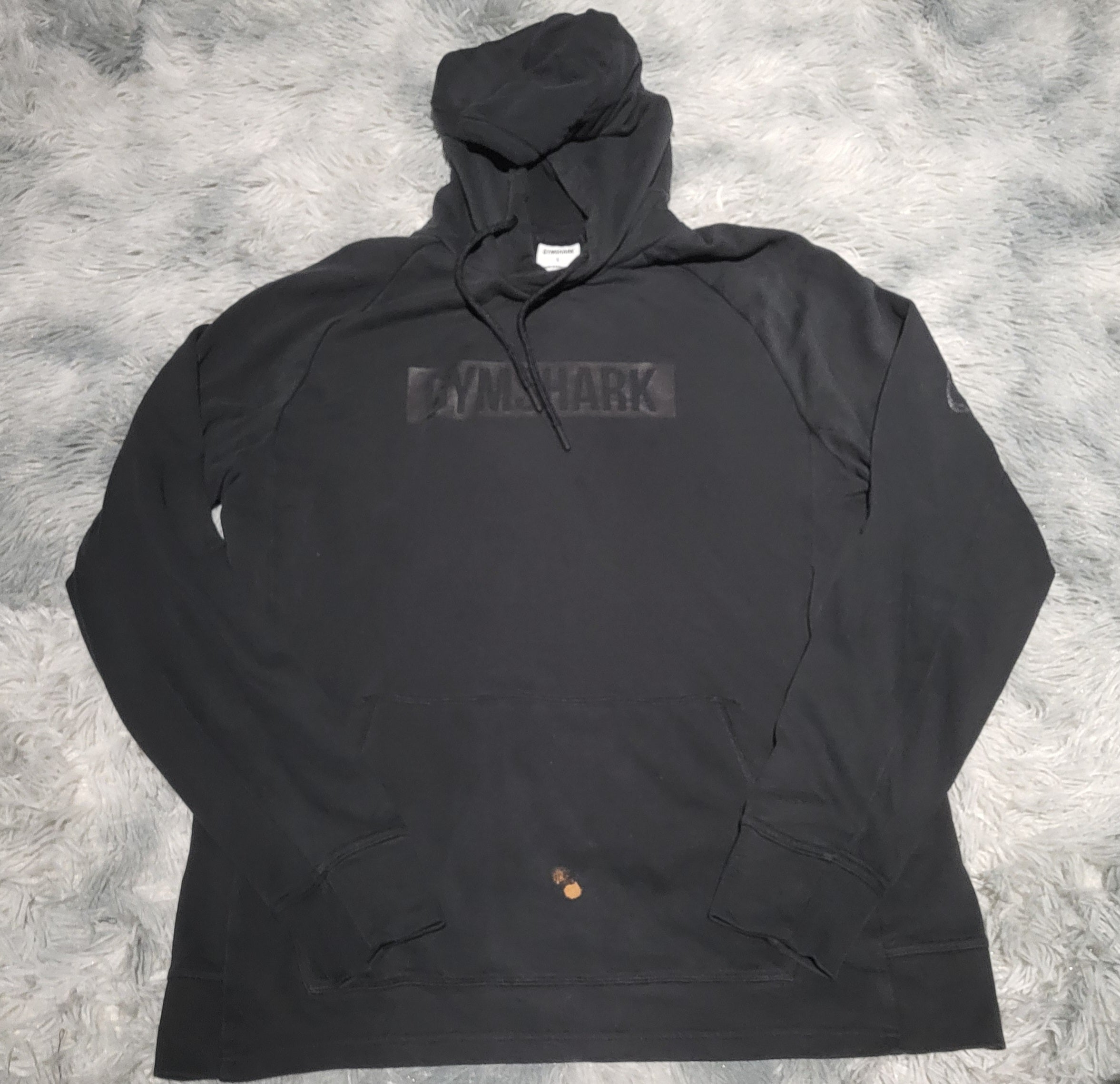 Sweat à capuche Gymshark Noir - Coupe Loose - Taille L - Style Fitness/Lounge