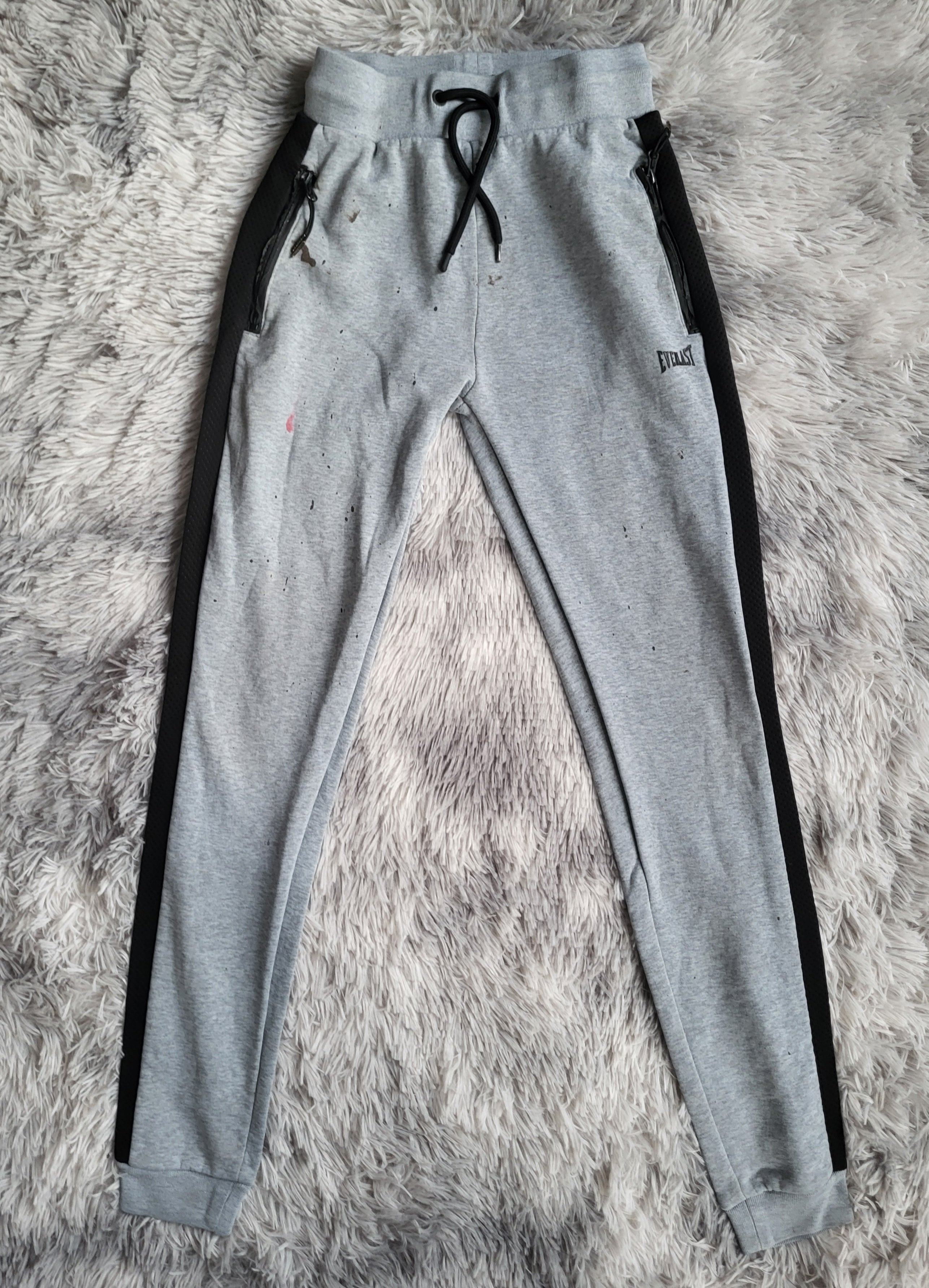 Jogging Everlast Premium Gris Chiné – Taille XS – Bandes Latérales – Unisexe Sport