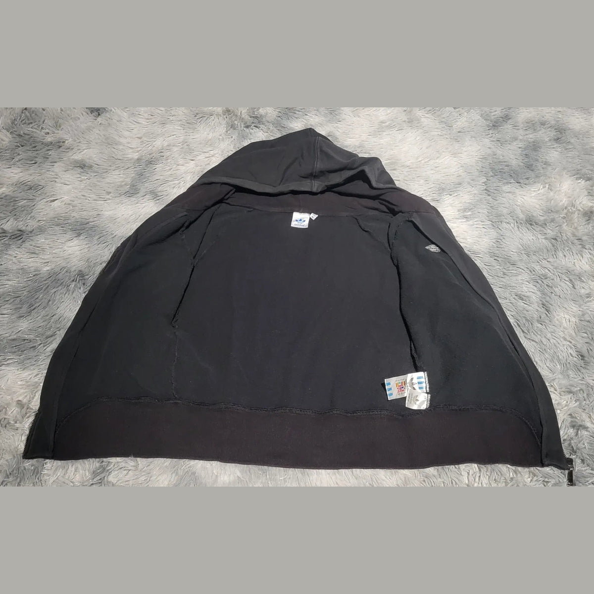 Sweatshirt à Capuche Adidas "Black Studded" — Édition Rare - Taille S