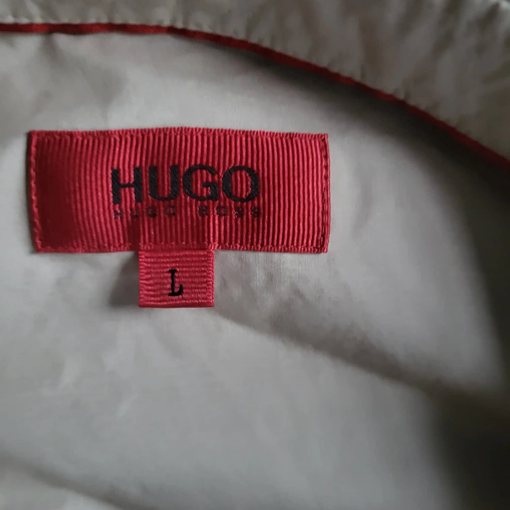 Chemise HUGO Hugo Boss Saharienne Beige - Taille L - Popeline de Coton Style Field