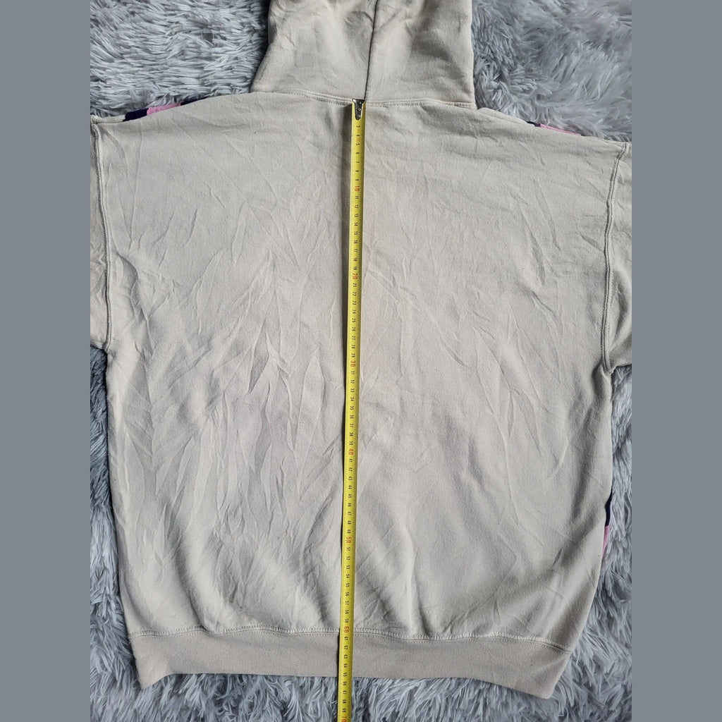 Sweat à capuche beige, marque non visible, taille L, Fripes Sélect