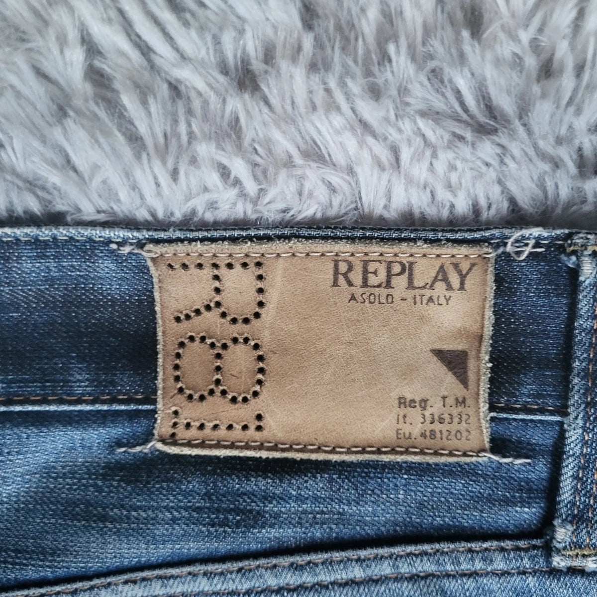 Jean Replay Waitom – Denim Authentique 100% Coton – W34 L34 – Coupe Droite