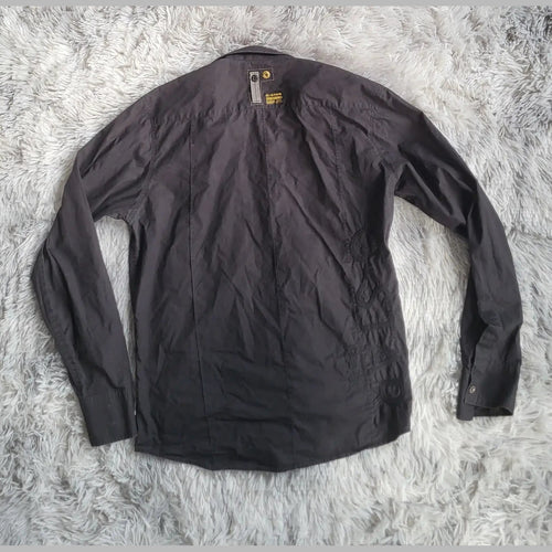 Surchemise G-Star RAW 3301 Zippée - Utility Denim Noir - Taille L - Overshirt Veste Technique