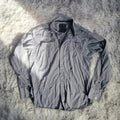 Chemise G-Star RAW 3301 Denim Gris Délavé - Taille XL - Style Workwear Workwear - À RÉPARER