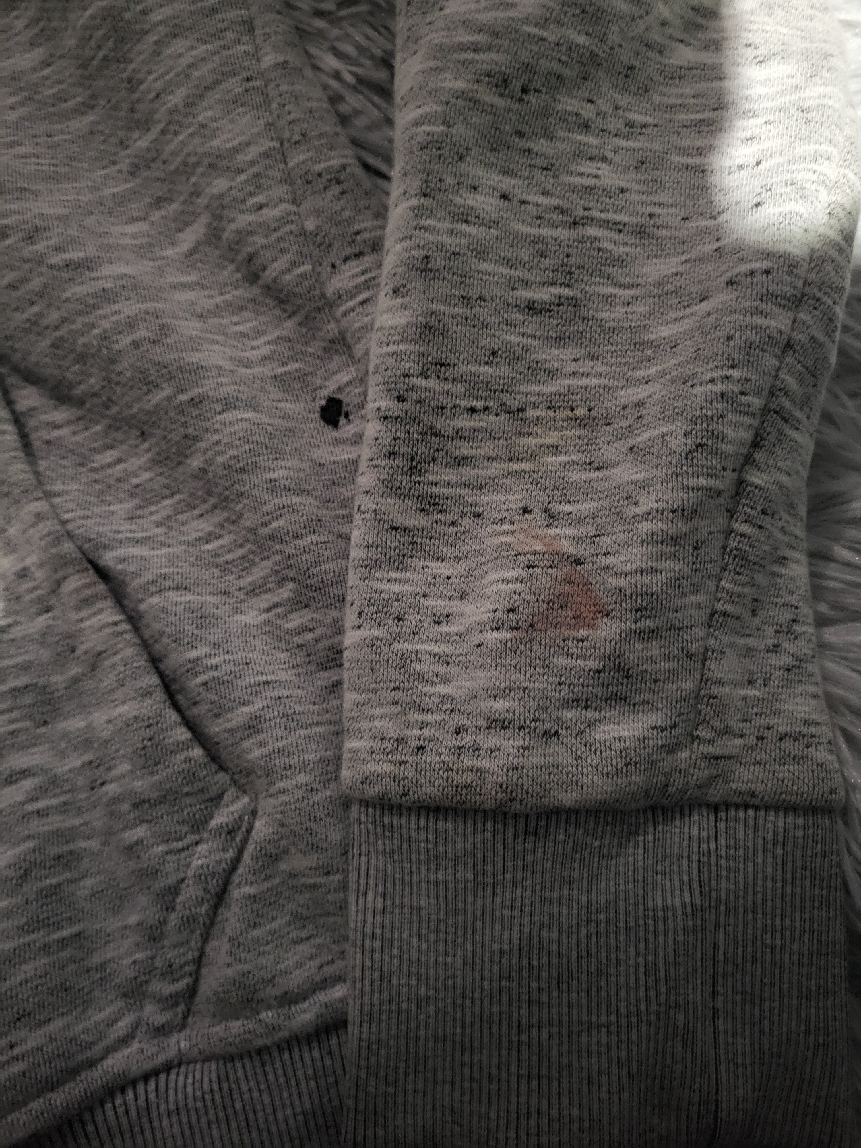 Sweat à capuche Nike Full-Zip - Gris Chiné & Noir - Taille L