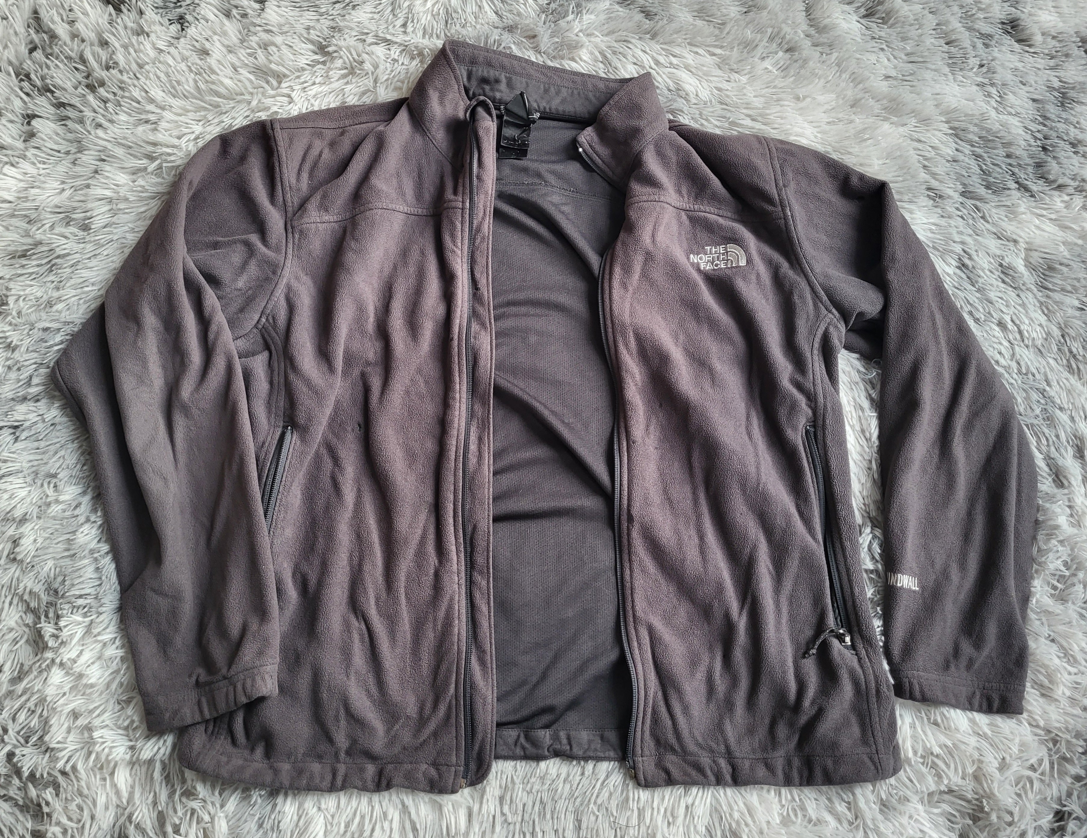 Veste Polaire The North Face WindWall – Projet Réparation / Upcycling – Taille L (Estimée)