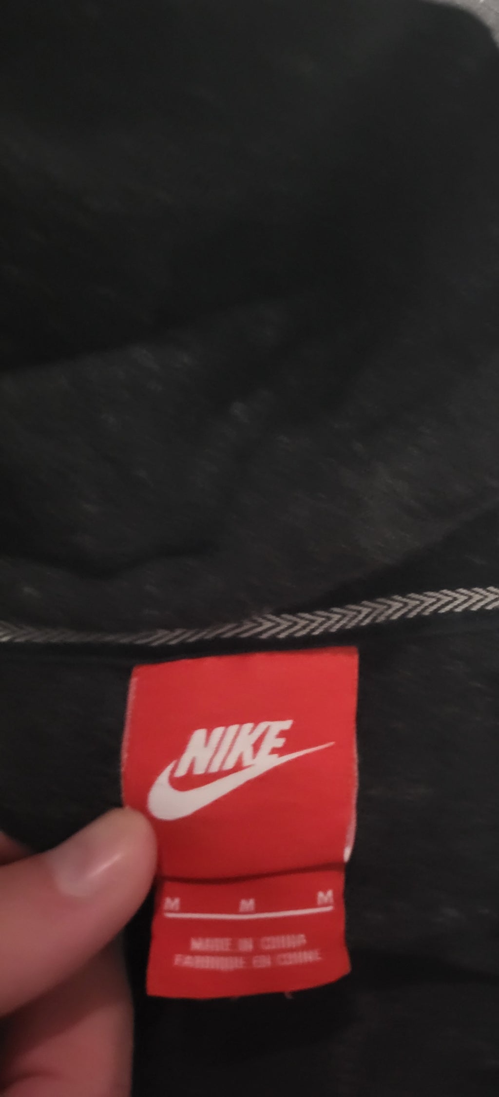 Sweat à capuche Nike Full-Zip Gris Anthracite Taille M