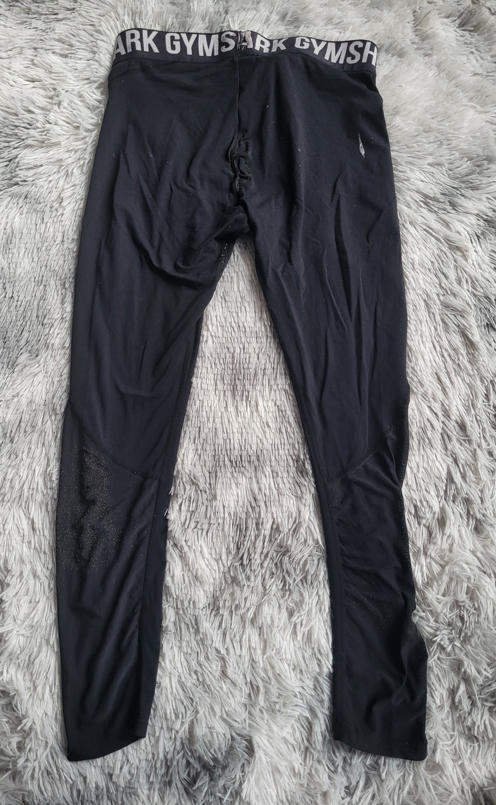 Legging de Sport Gymshark – Logo Waistband – Noir – Taille XL – Fitness & Training