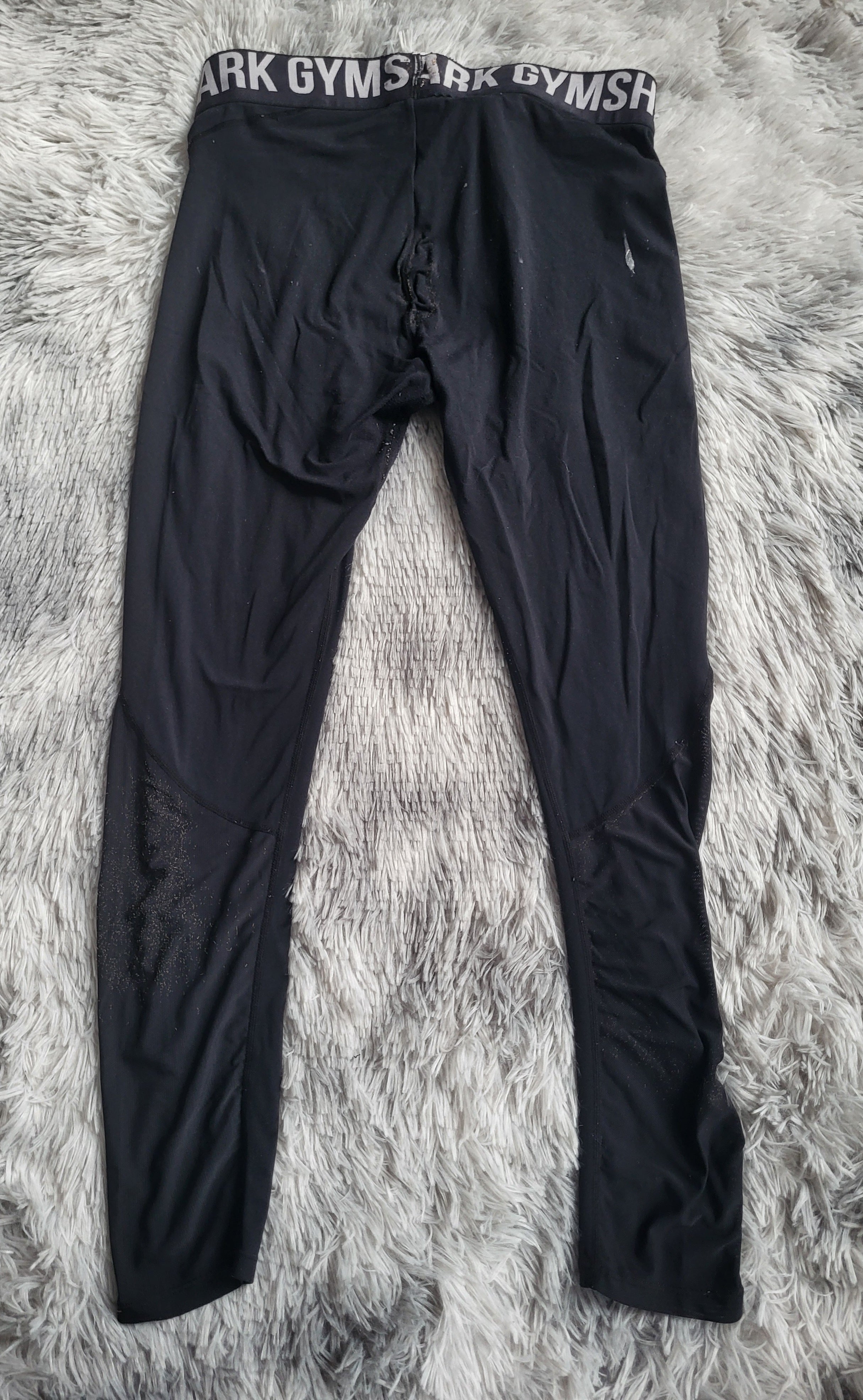 Legging de Sport Gymshark – Logo Waistband – Noir – Taille XL – Fitness & Training