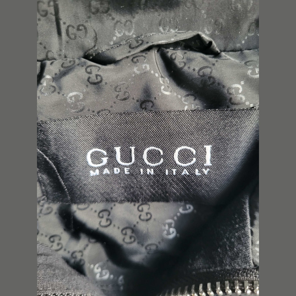 Blouson Bomber Gucci Jacquard Monogramme GG – Collection 2012 – Taille XXL – État Exceptionnel