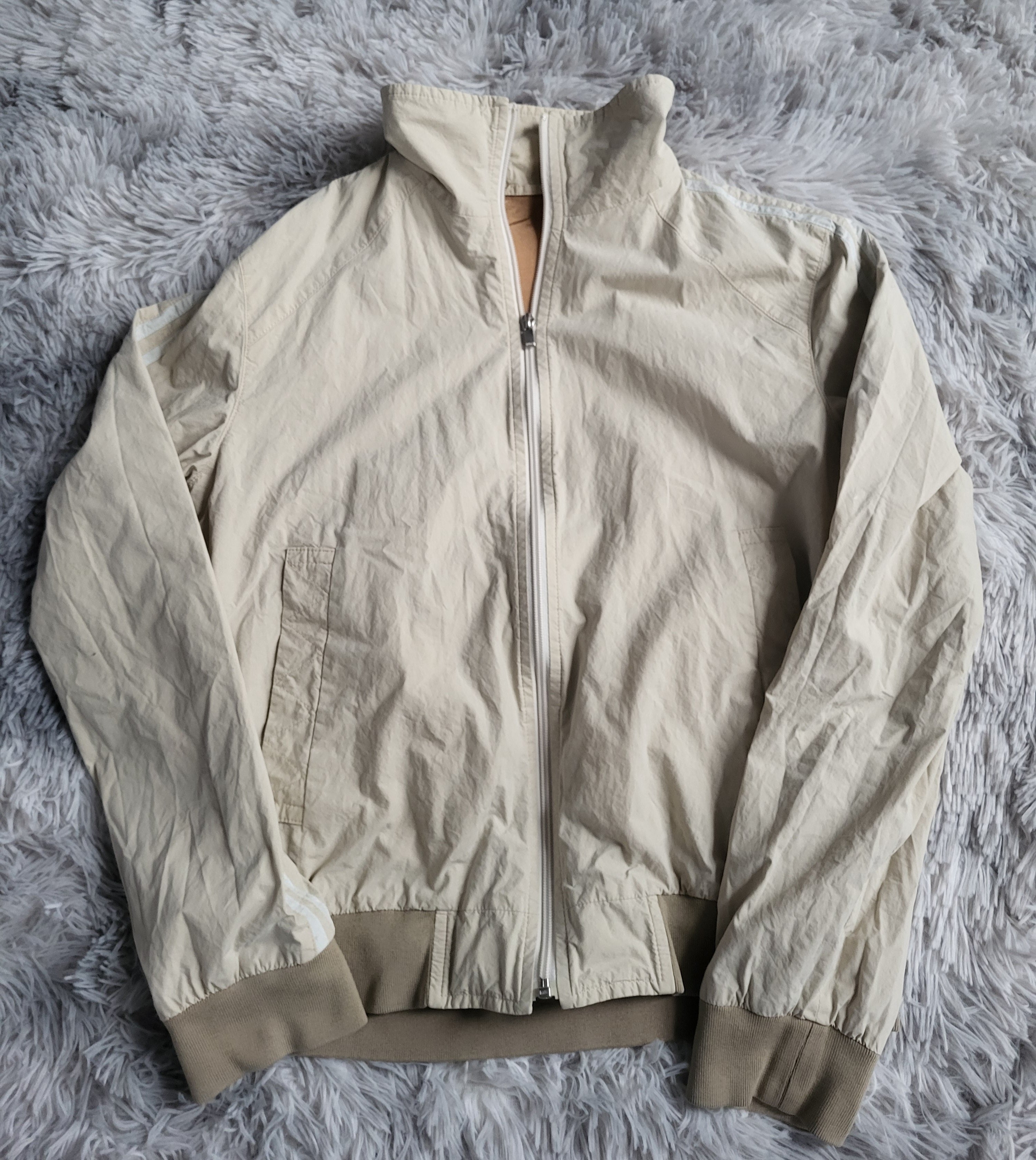 Blouson Harrington HUGO BOSS Vintage 2005 – Collection Metzingen – Beige – Taille XL