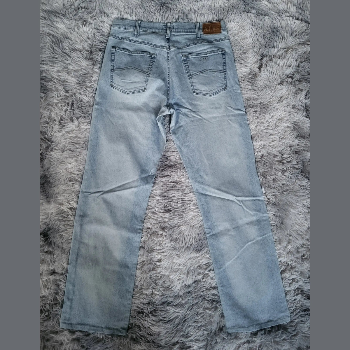 Jean Armani Jeans Vintage Y2K Comfort Fit Made in Italy Indigo 002 Taille 34