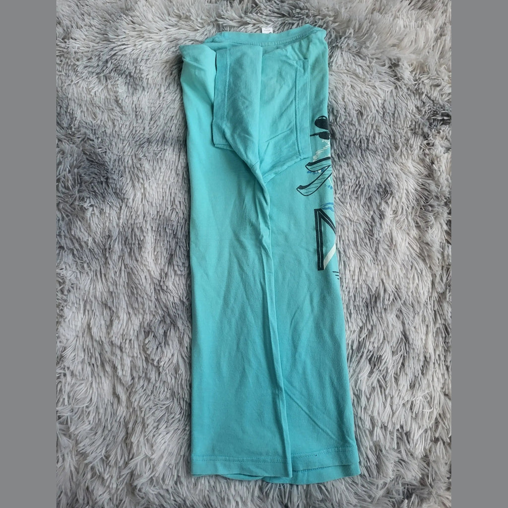 T-shirt bleu turquoise, marque et taille non visibles, Fripes Sélect