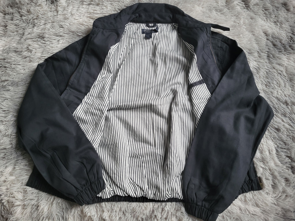 Veste Harrington Polo Ralph Lauren Homme - Bleu - Coton Premium - Taille L - Neuf