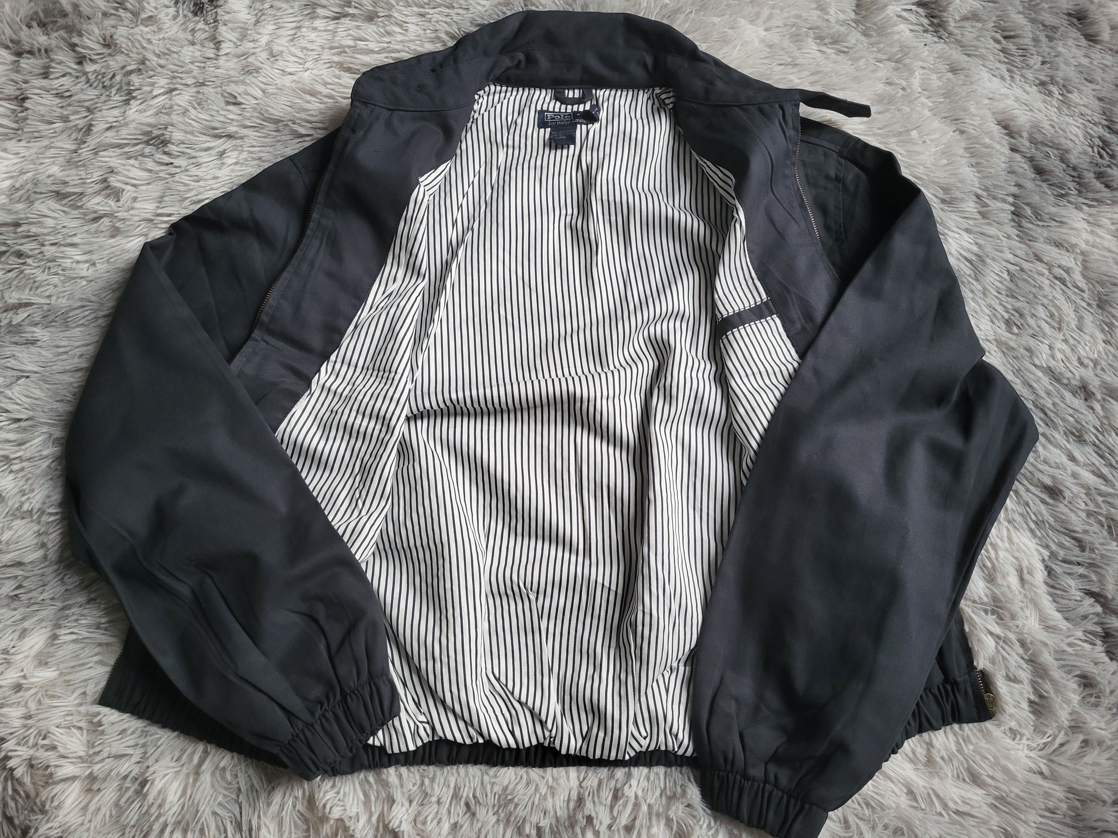 Veste Harrington Polo Ralph Lauren Homme - Bleu - Coton Premium - Taille L - Neuf