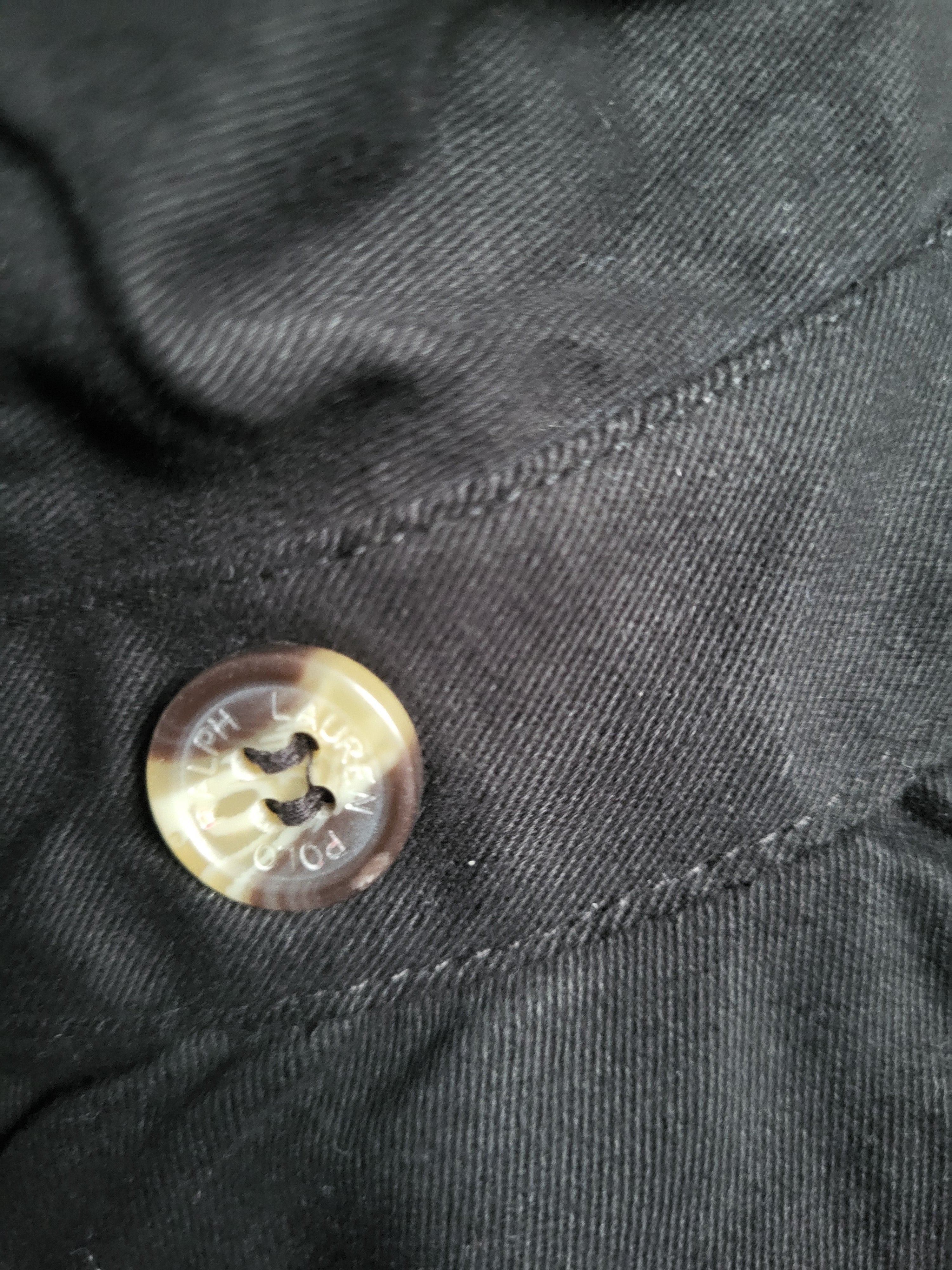 Veste Harrington Polo Ralph Lauren Homme - Noir - Coton Premium - Taille L - Neuf